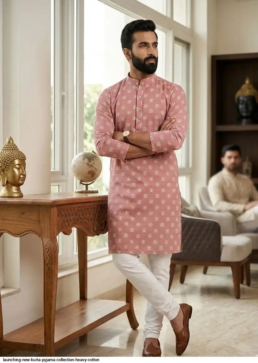 LAUNCHING NEW KURTA PYJAMA COLLECTION HEAVY COTTON 3