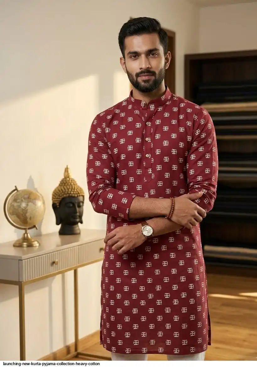 LAUNCHING NEW KURTA PYJAMA COLLECTION HEAVY COTTON 2
