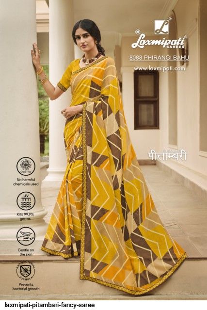 Buy Now Laxmipati BLUE BERRY S-1461 Silk Tissue Mustard Saree – Laxmipati  Sarees | Sale