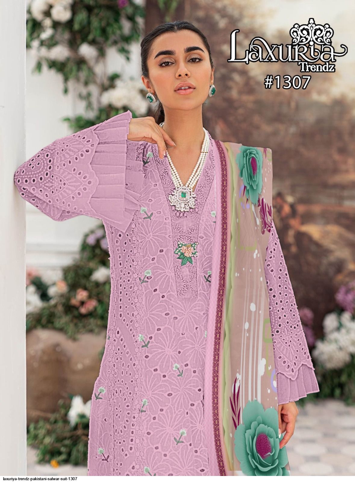 laxuriya trendz PAKISTANI SALWAR SUIT 1307