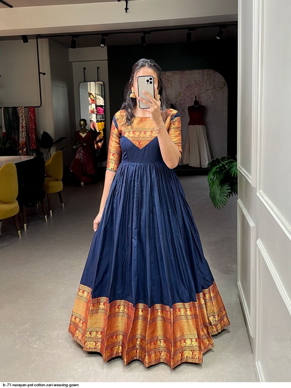 jatvedas Girls Maxi/Full Length Festive/Wedding Dress Price in India - Buy  jatvedas Girls Maxi/Full Length Festive/Wedding Dress online at Flipkart.com