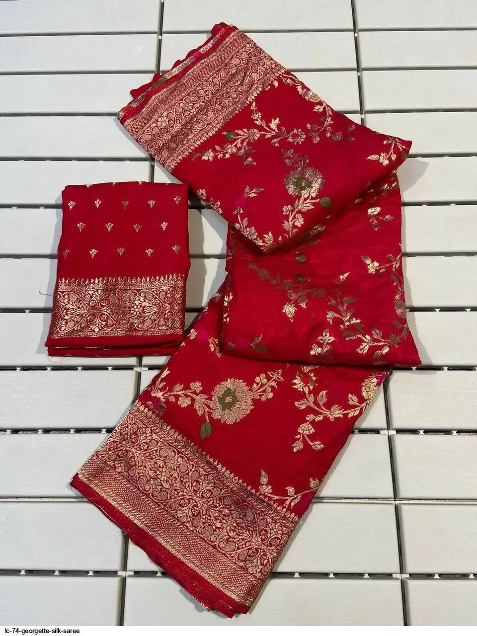LC 74 GEORGETTE SILK SAREE 7