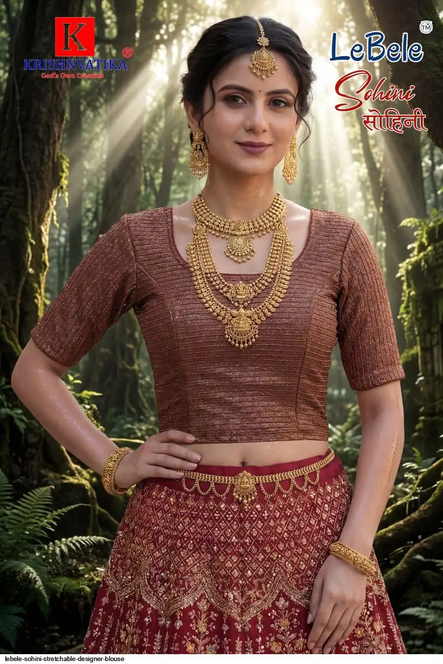 LEBELE SOHINI STRETCHABLE DESIGNER BLOUSE A