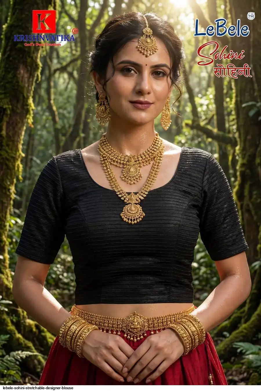 LEBELE SOHINI STRETCHABLE DESIGNER BLOUSE B