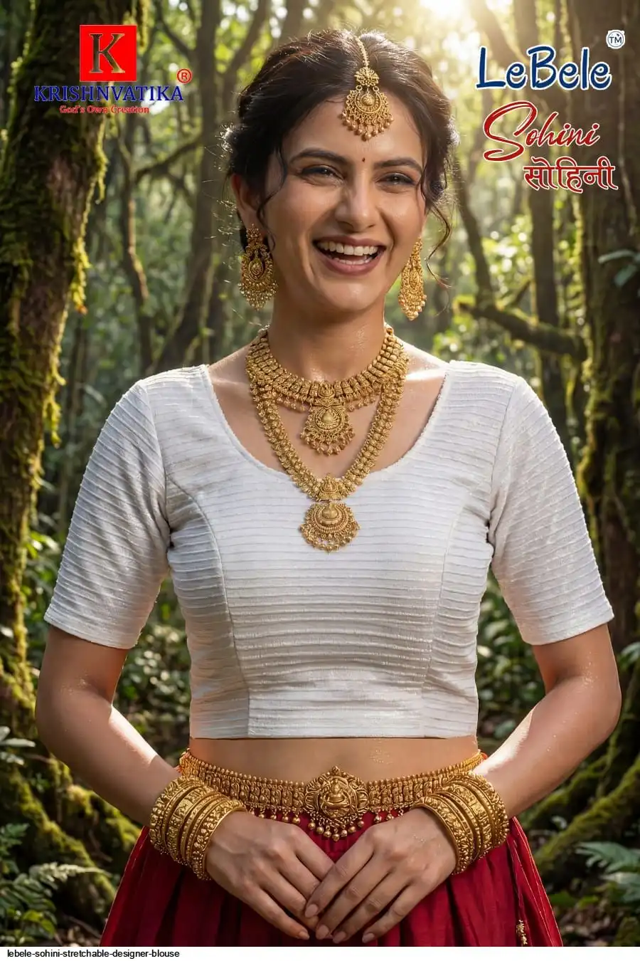 LEBELE SOHINI STRETCHABLE DESIGNER BLOUSE D