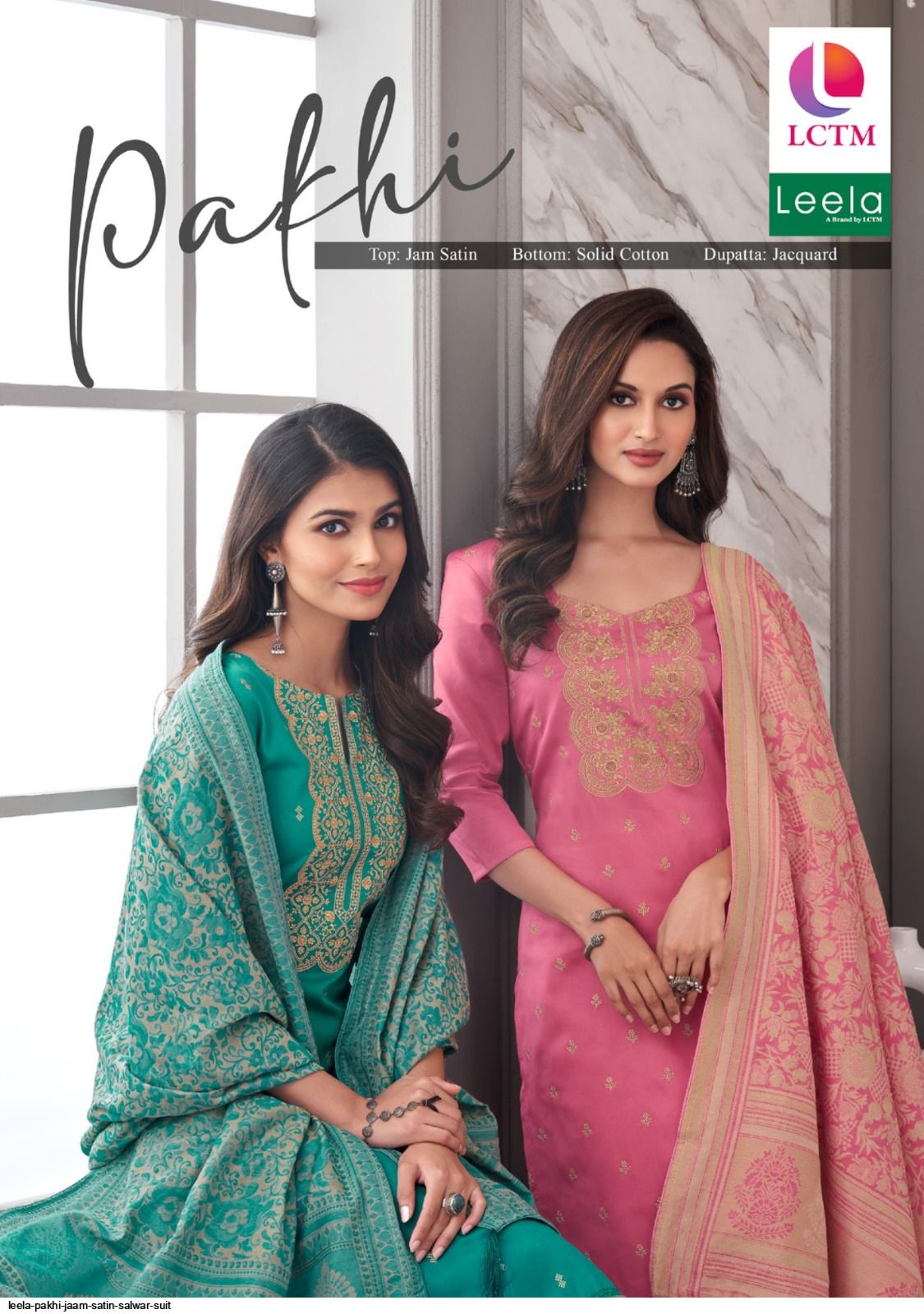 LEELA PAKHI JAAM SATIN SALWAR SUIT