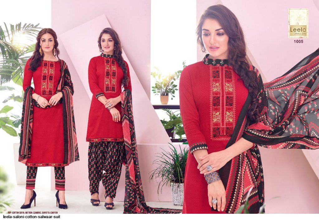 Leela Saloni Cotton Salwaar Suit