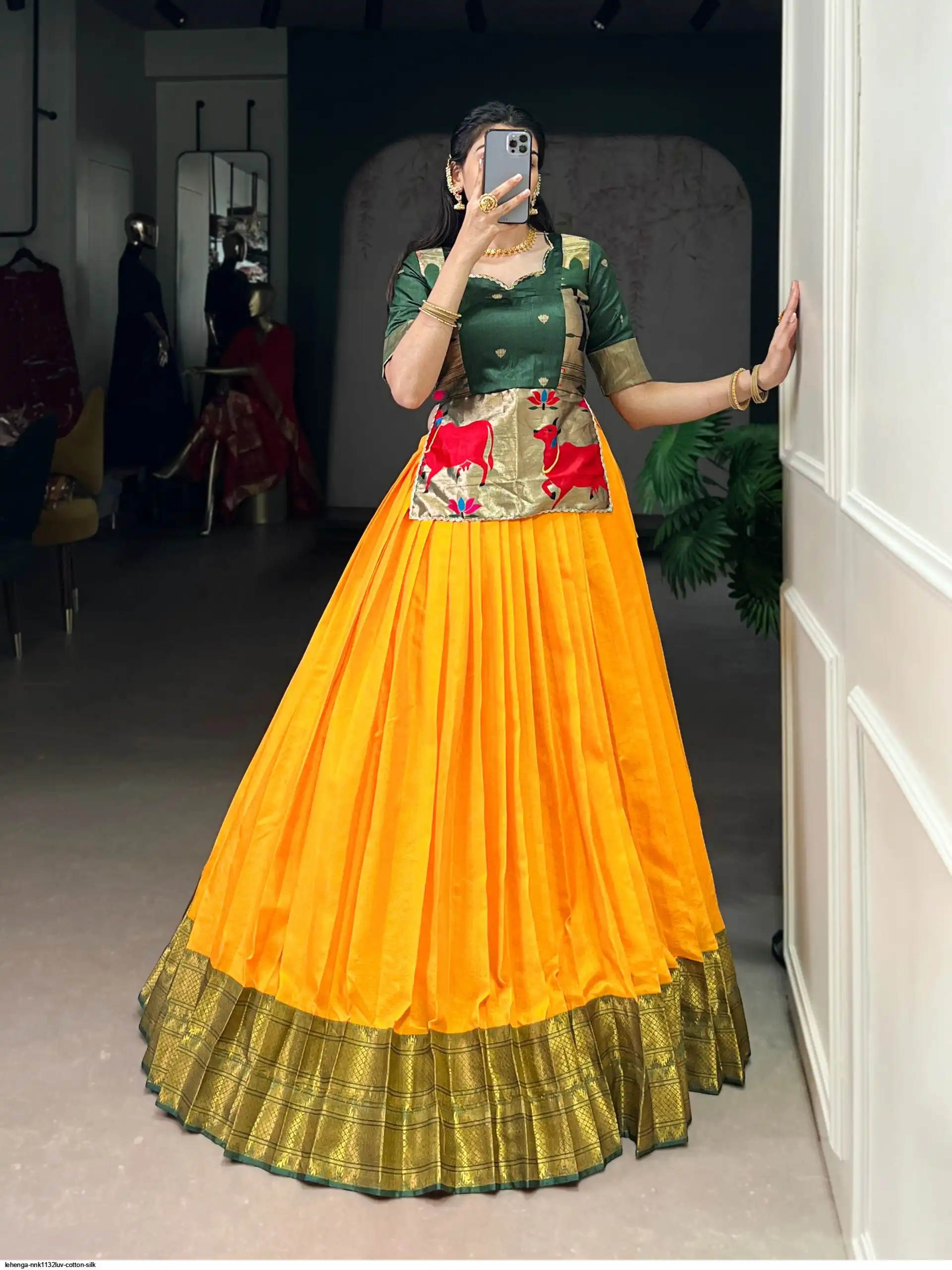 LEHENGA NNK1132LUV COTTON SILK 1