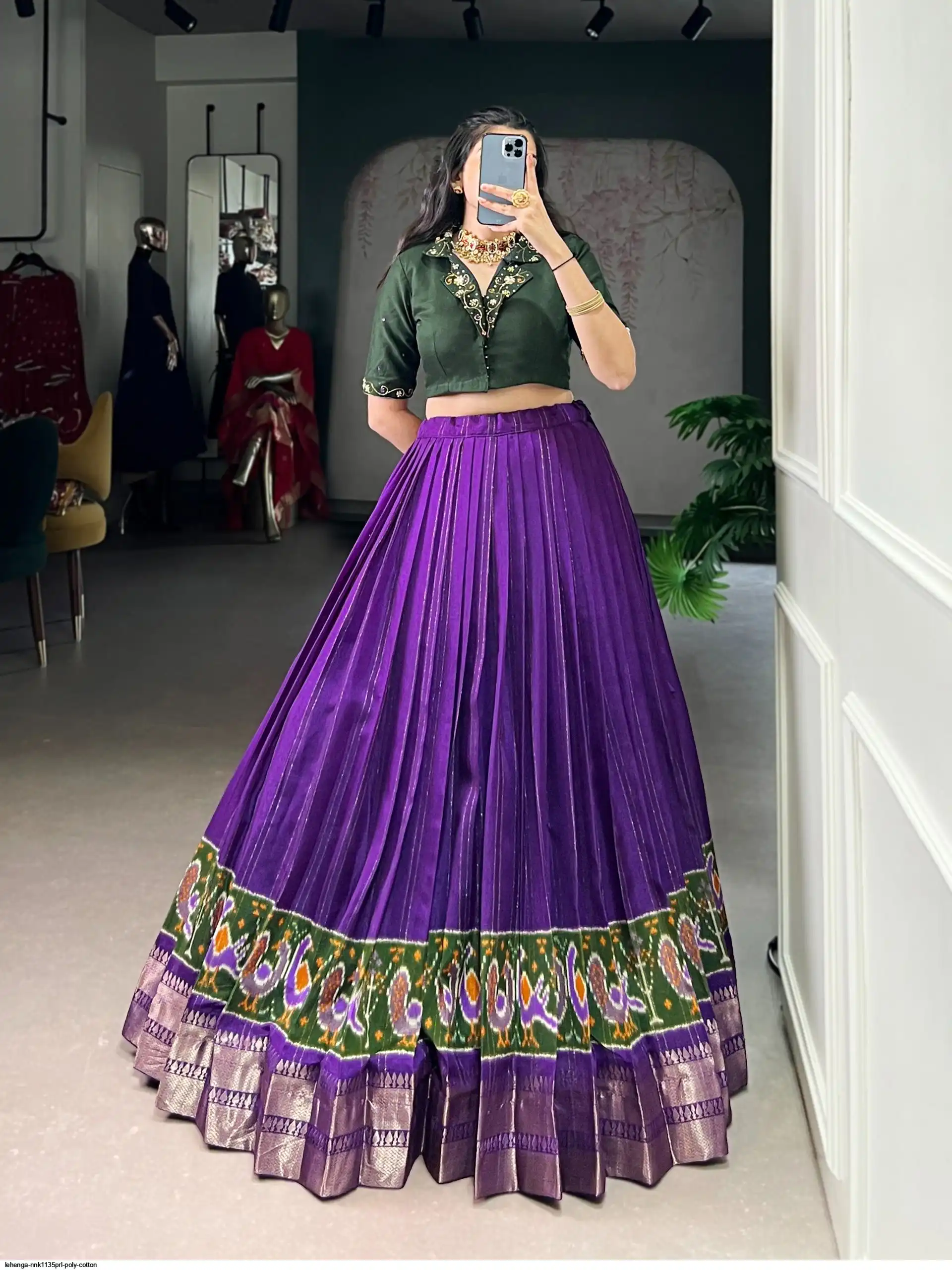 LEHENGA NNK1135PRL POLY COTTON 2