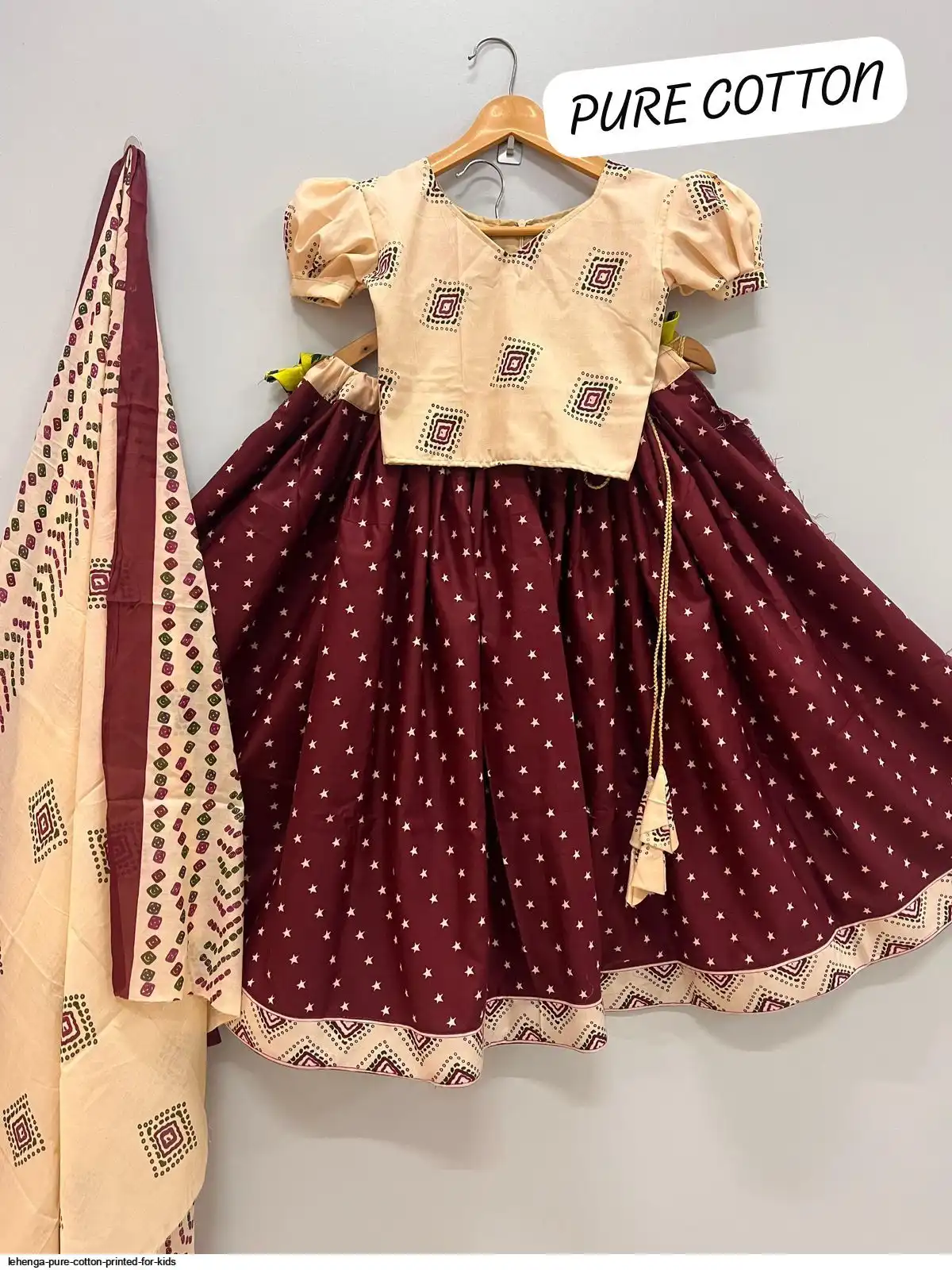 LEHENGA PURE COTTON PRINTED FOR KIDS 4
