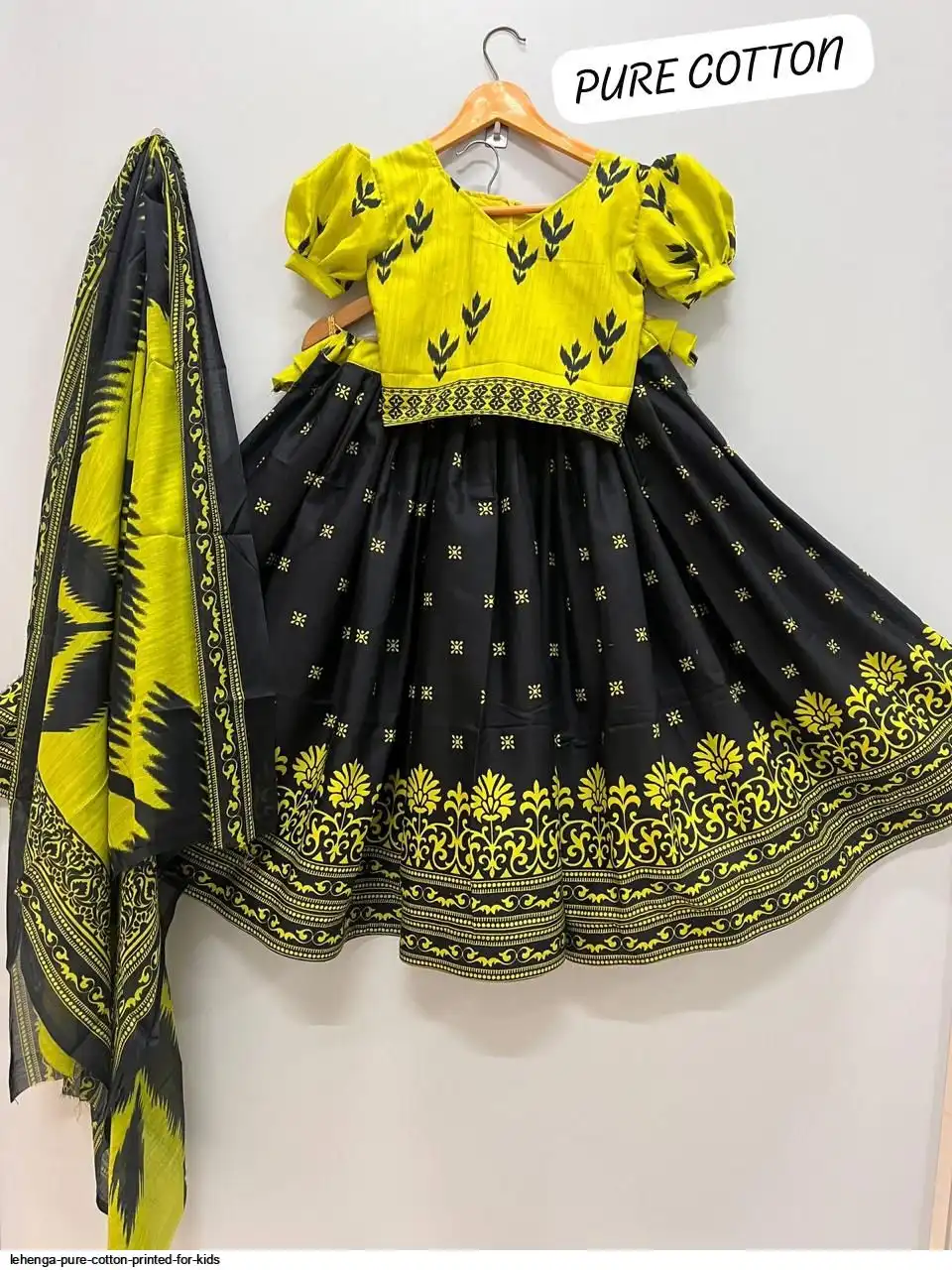 LEHENGA PURE COTTON PRINTED FOR KIDS 2