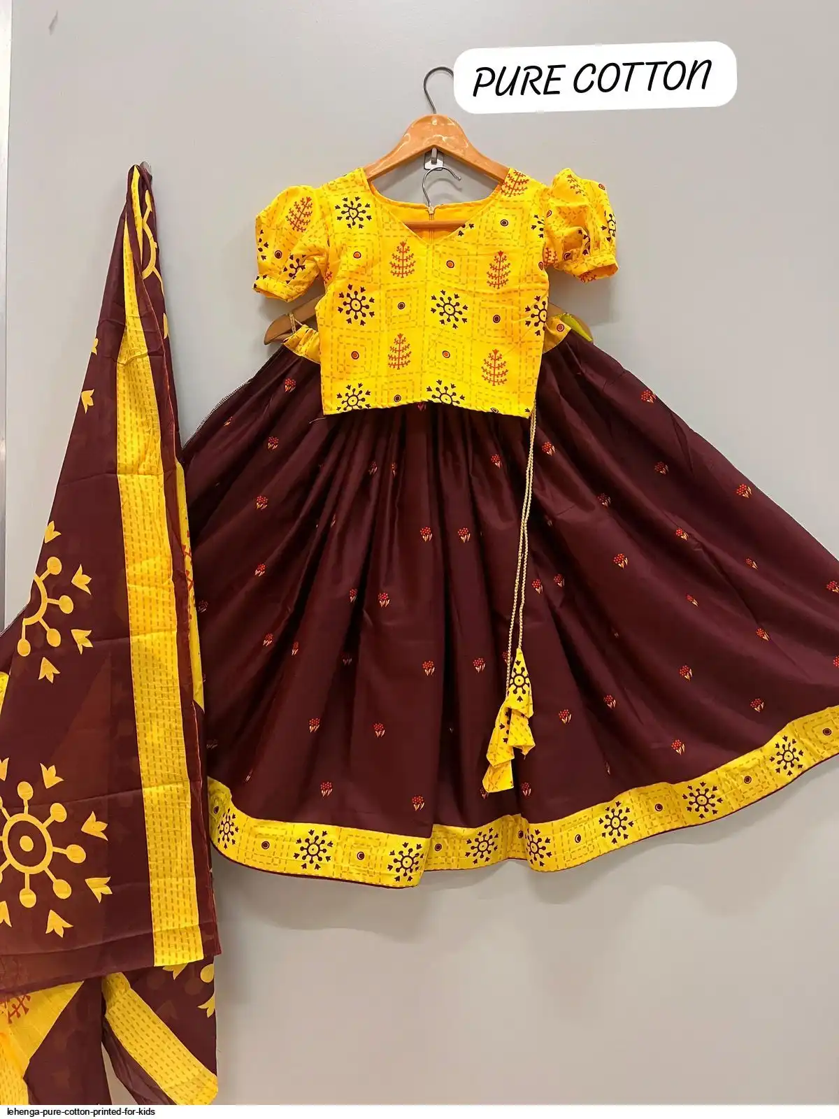 LEHENGA PURE COTTON PRINTED FOR KIDS 3