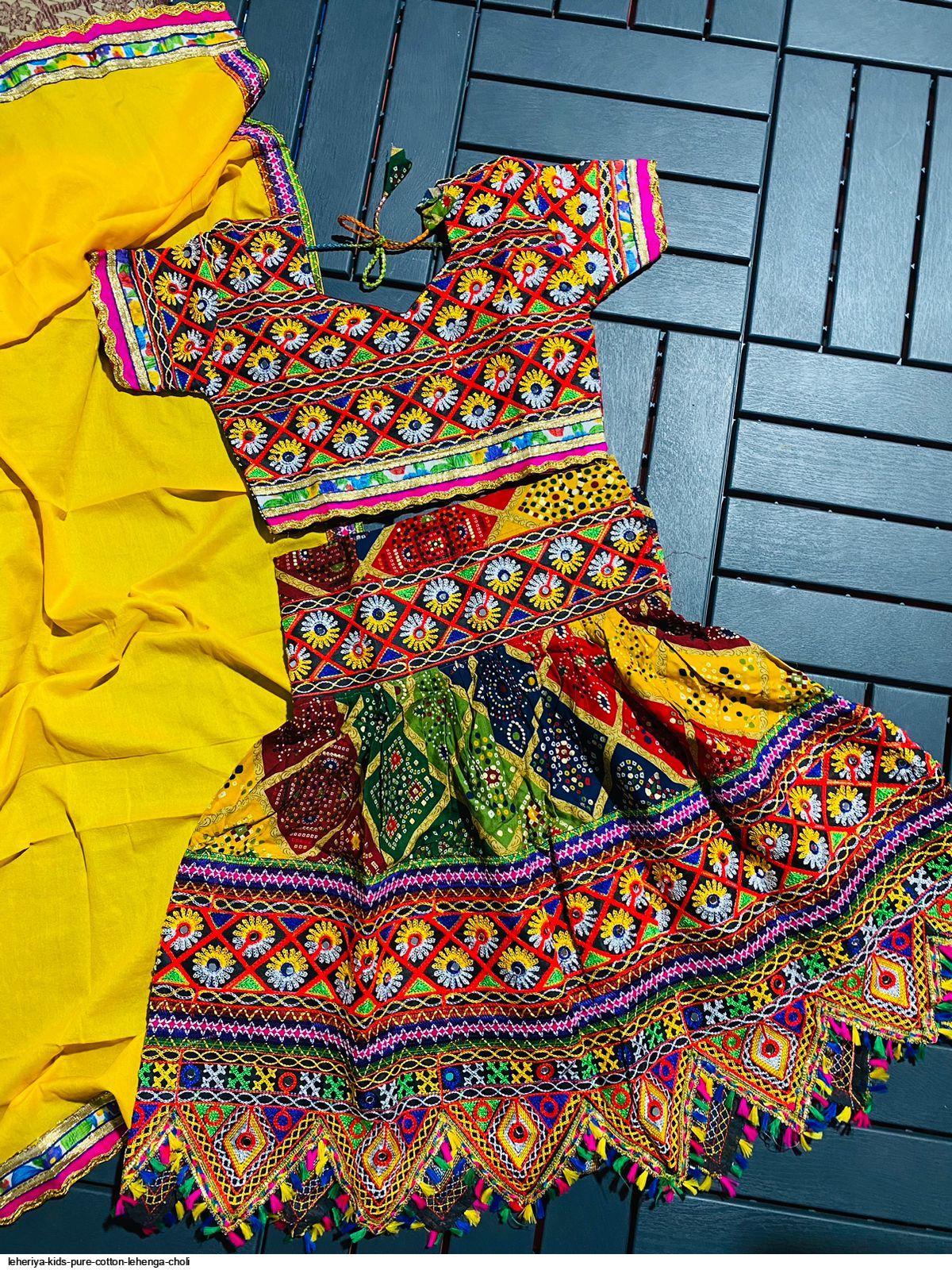 Buy Bhandari Fashion Girls Pink Embroidery Cotton Lehenga Choli - 3 to 4  Years Kids Online at Best Prices in India - JioMart.