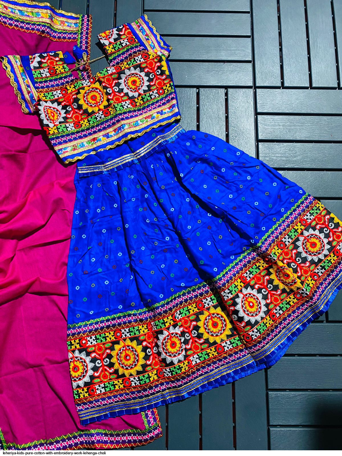 Kids Cotton Lehenga Choli – Sadhna - A Women's Handicraft Enterprise