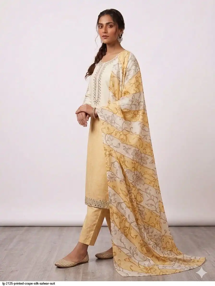 LG 2125 PRINTED CRAPE SILK SALWAR SUIT 2