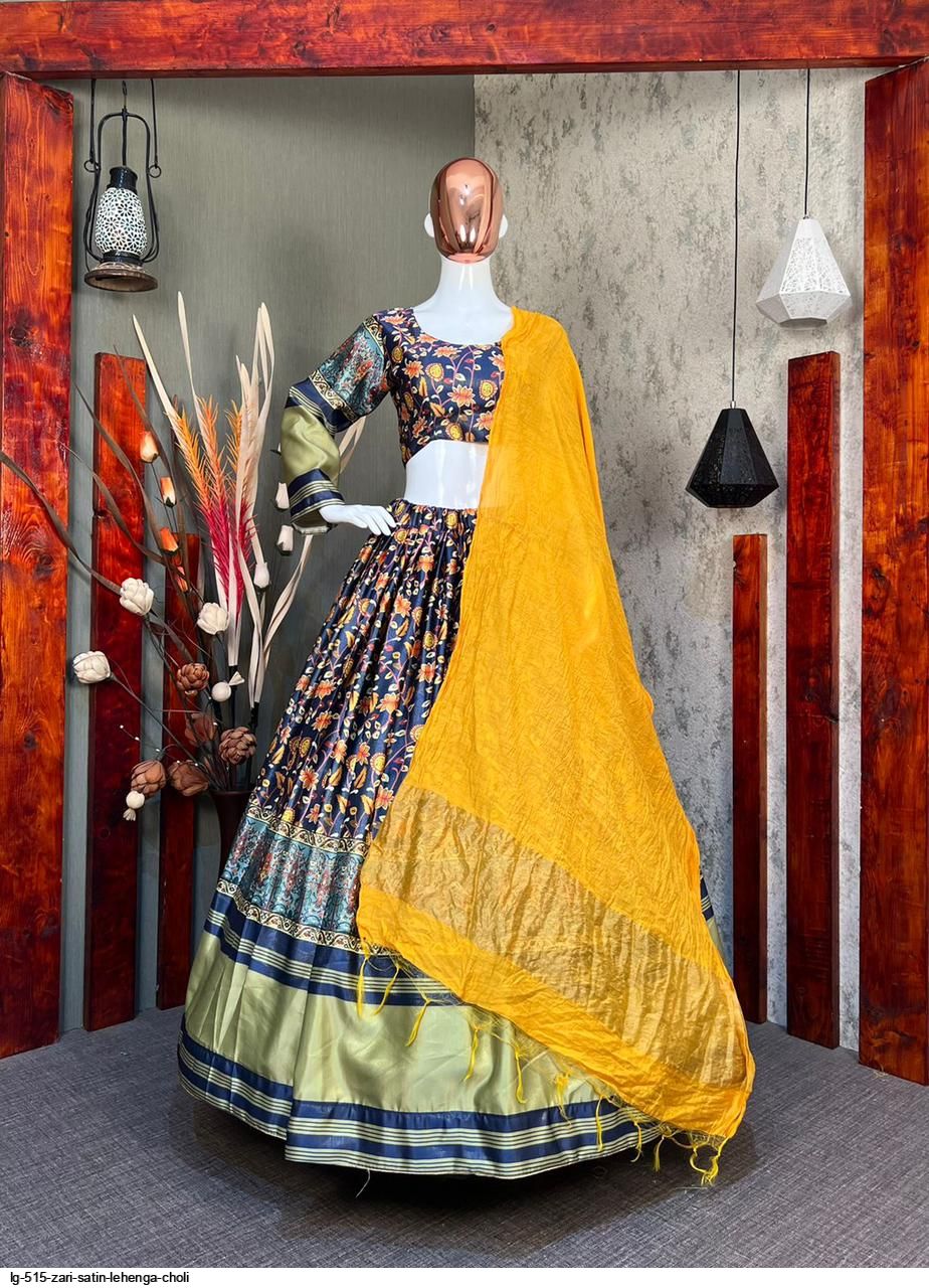 LG 515 ZARI SATIN LEHENGA CHOLI