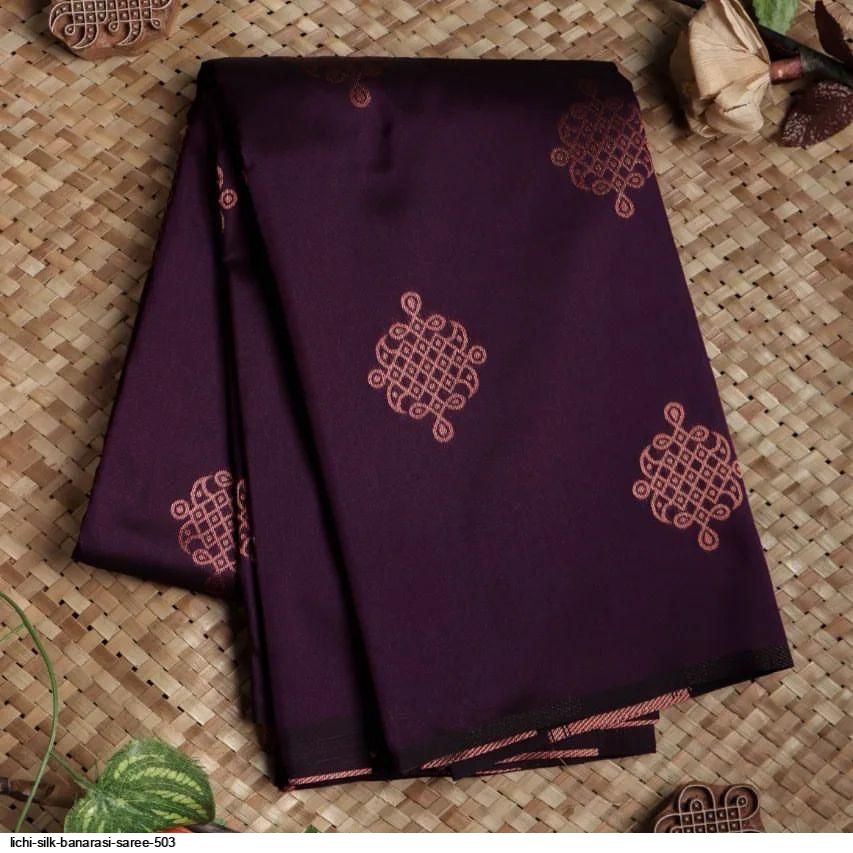LICHI SILK BANARASI SAREE 503