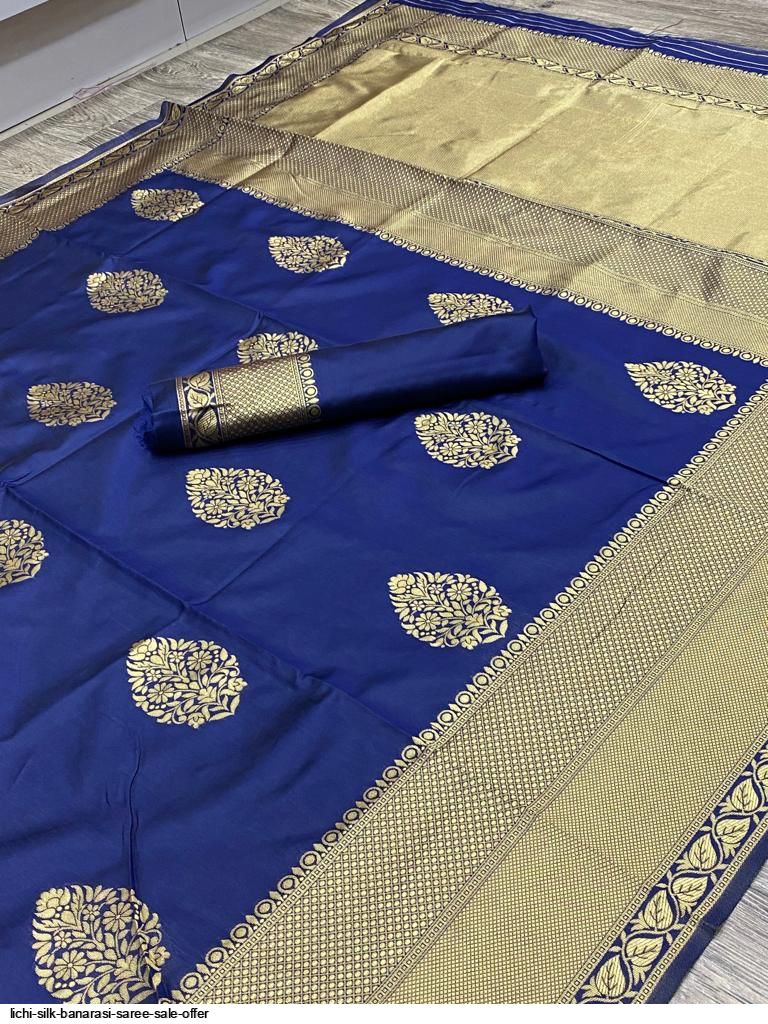 LICHI SILK BANARASI SAREE SALE OFFER B