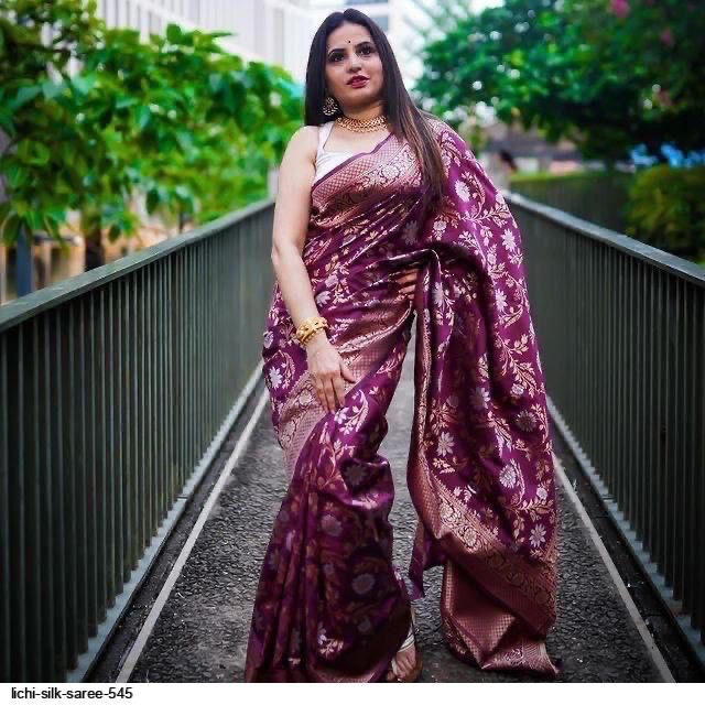 LICHI SILK SAREE 545
