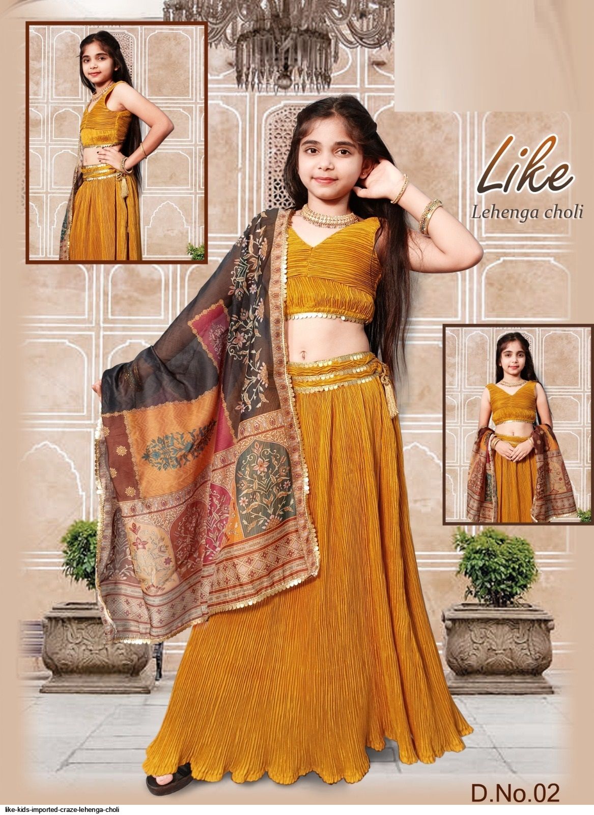 Party Wear Baby Girl's Lehenga Choli 8-9 Years at Rs 599/piece in Surat |  ID: 17342813591
