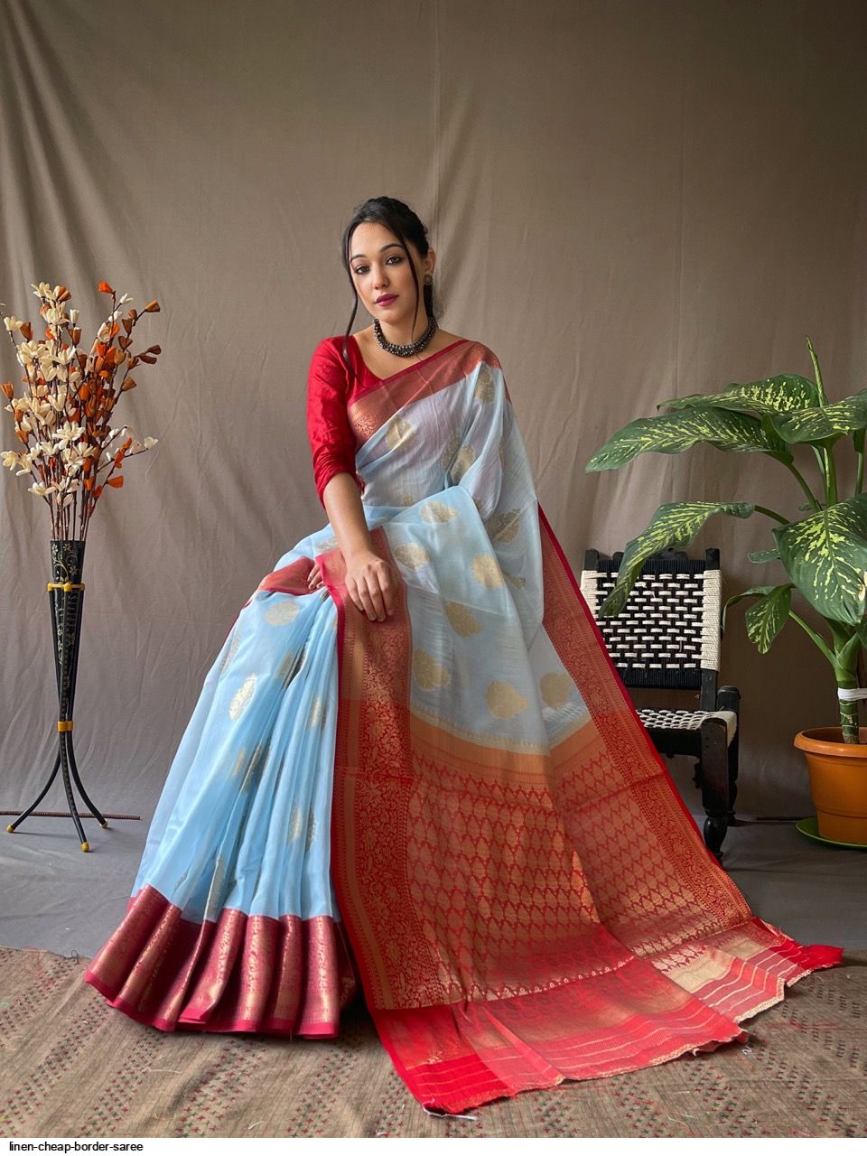 Light weight Saree With Border