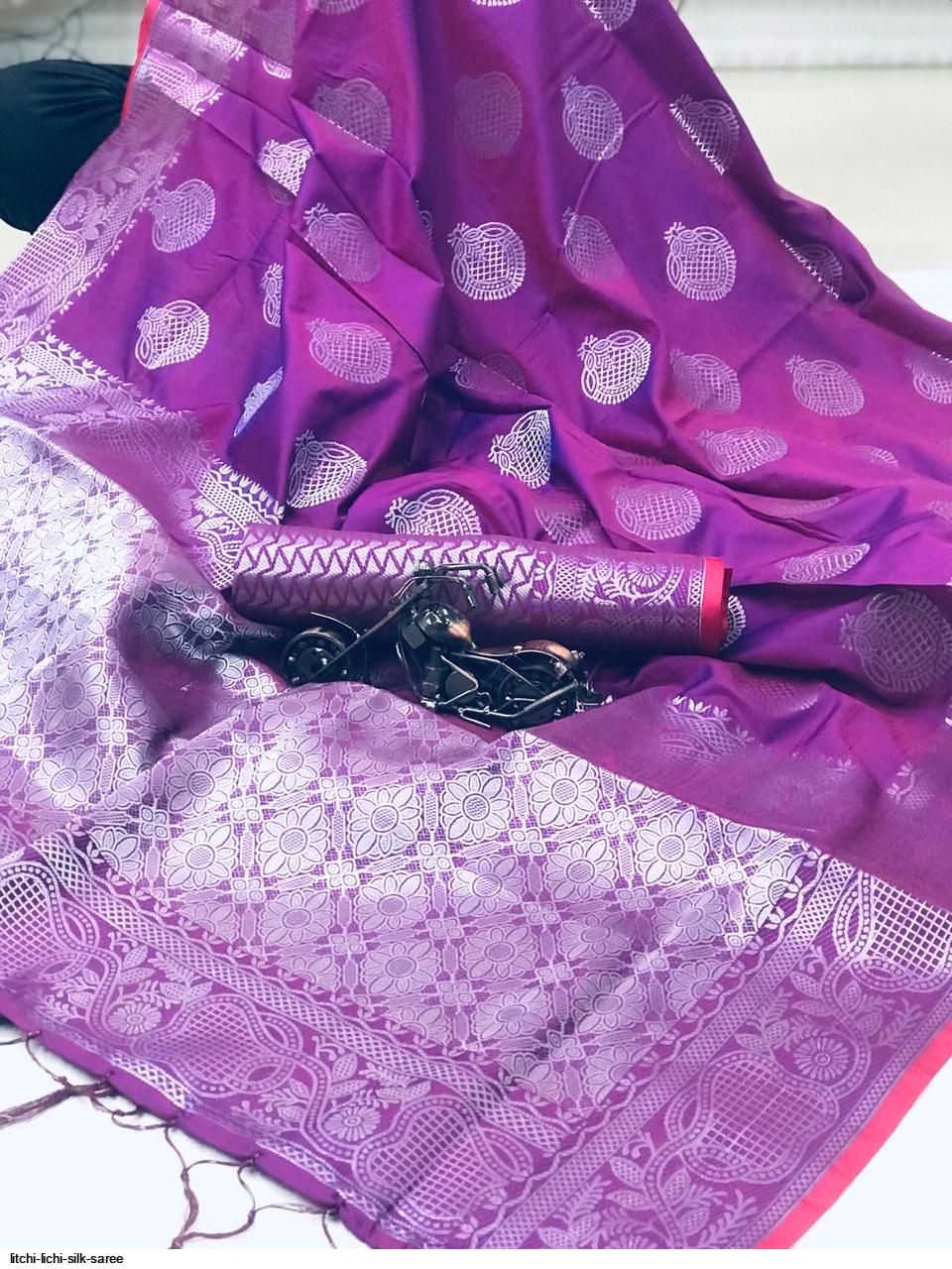 LITCHI LICHI SILK SAREE F