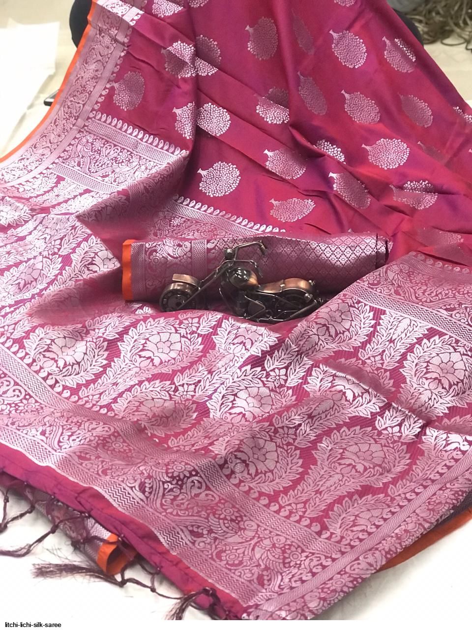 LITCHI LICHI SILK SAREE D