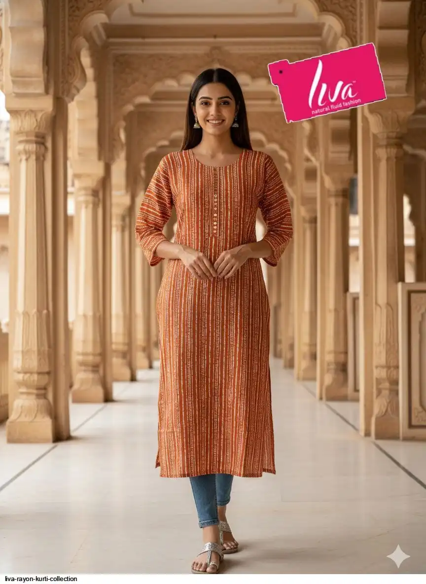LIVA RAYON KURTI COLLECTION C