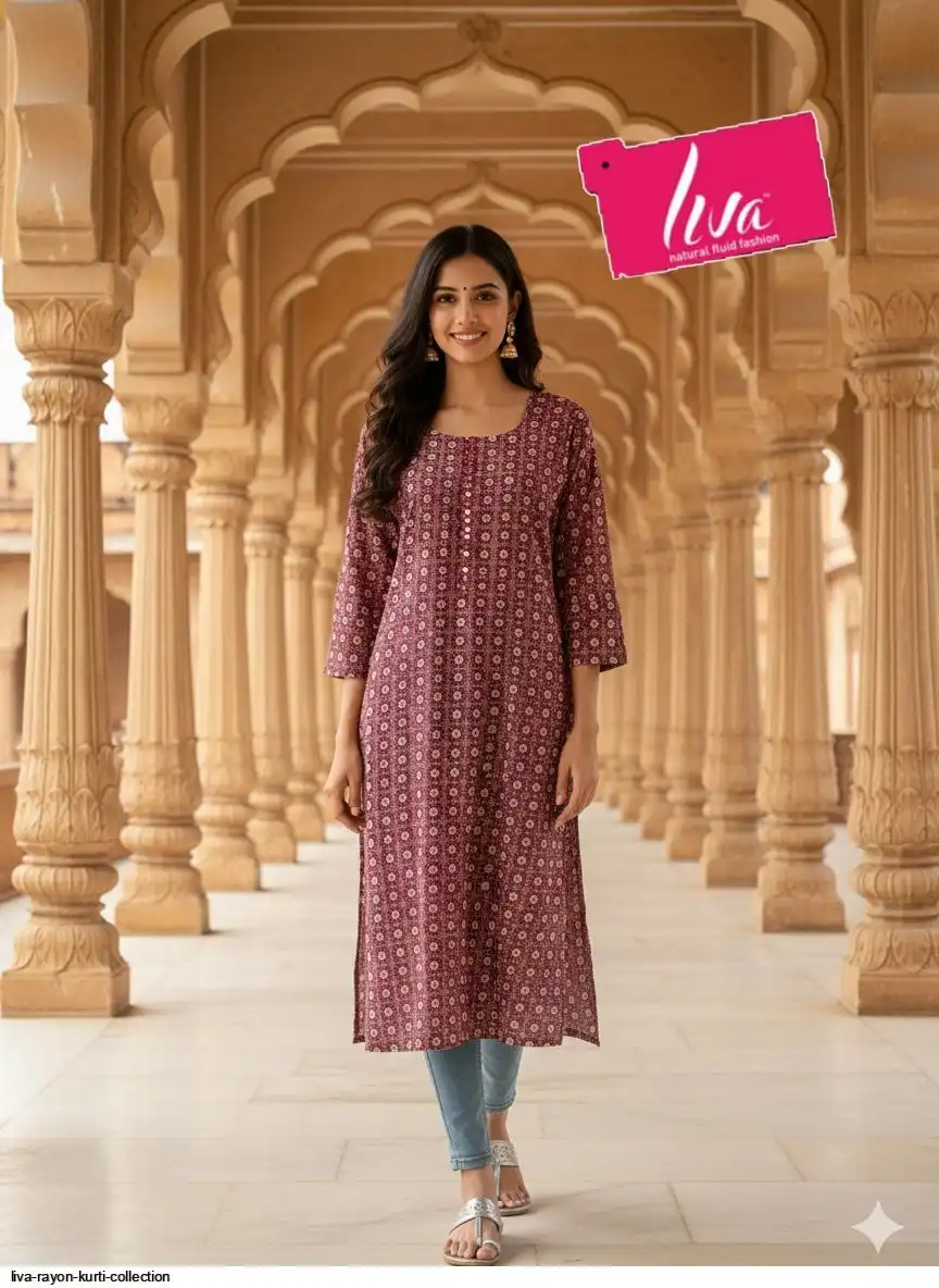 LIVA RAYON KURTI COLLECTION E