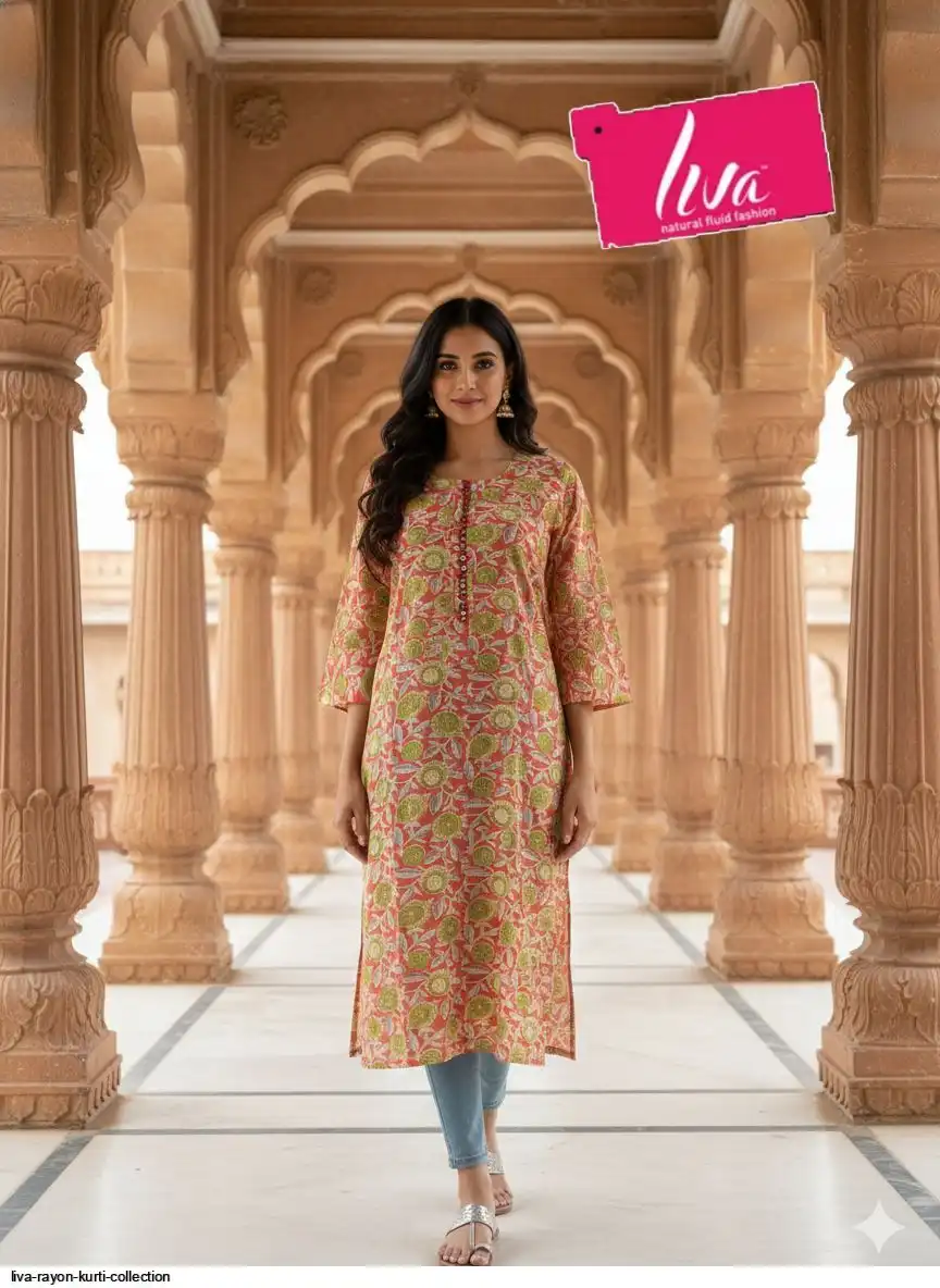 LIVA RAYON KURTI COLLECTION F