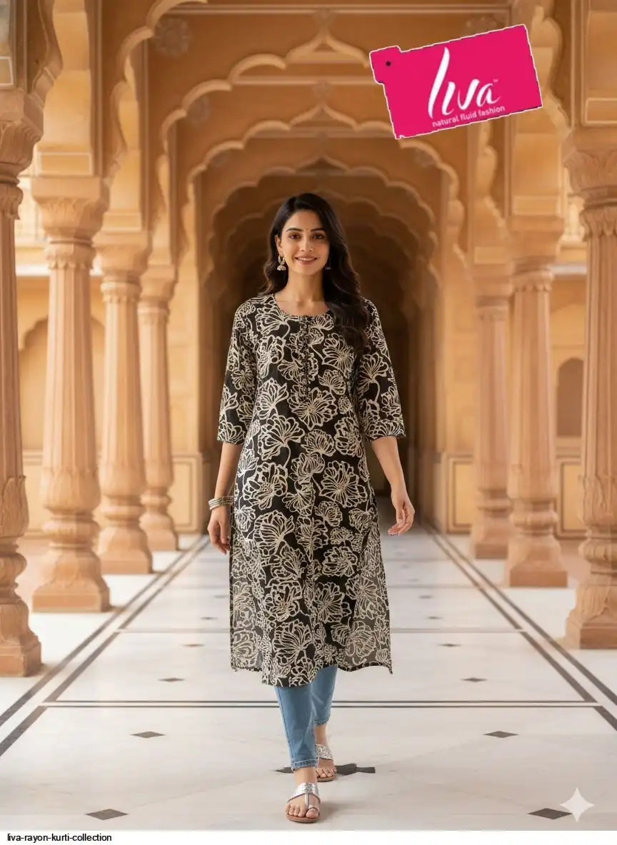LIVA RAYON KURTI COLLECTION H