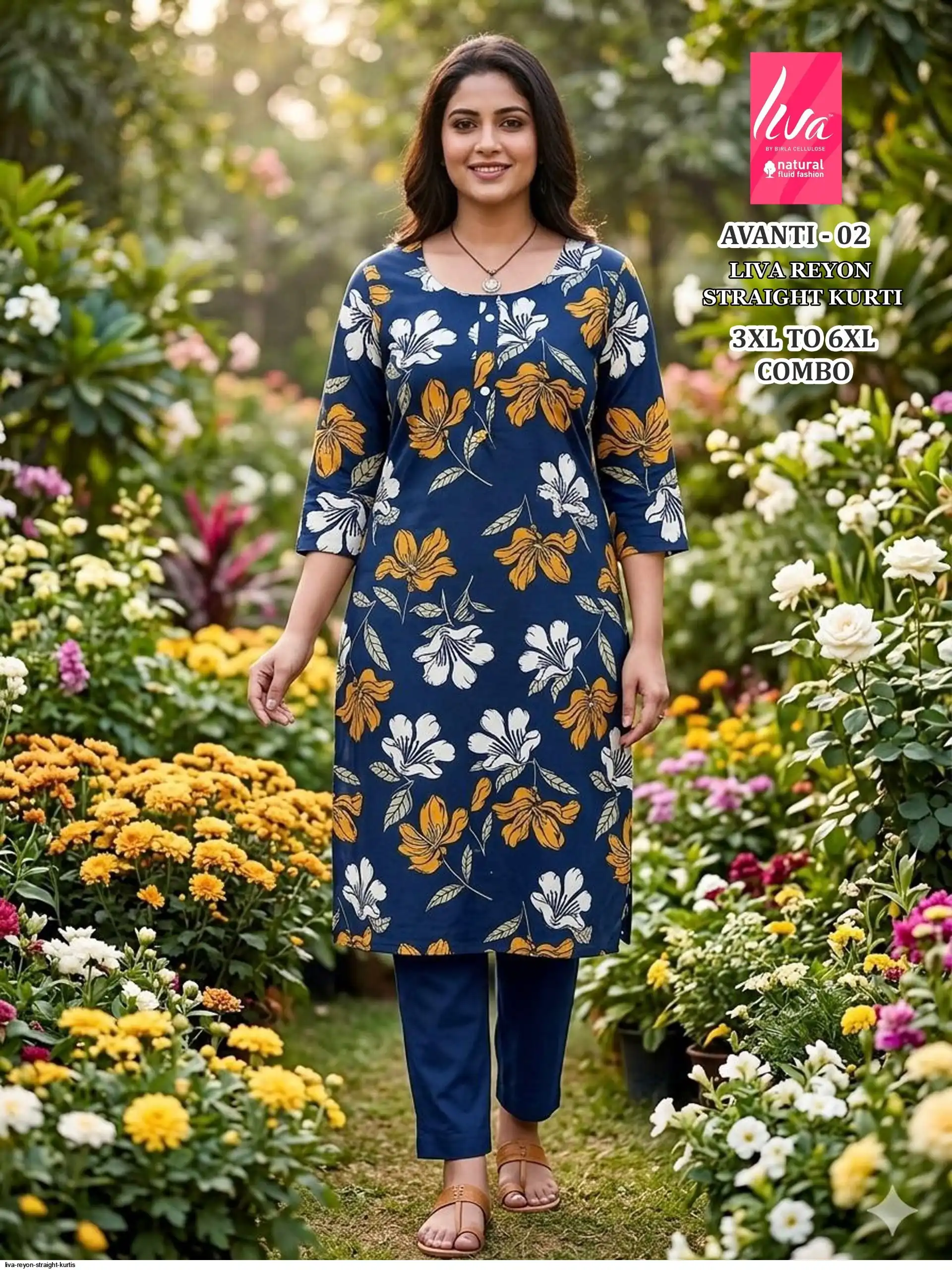 LIVA REYON STRAIGHT KURTIS AVANTI 02