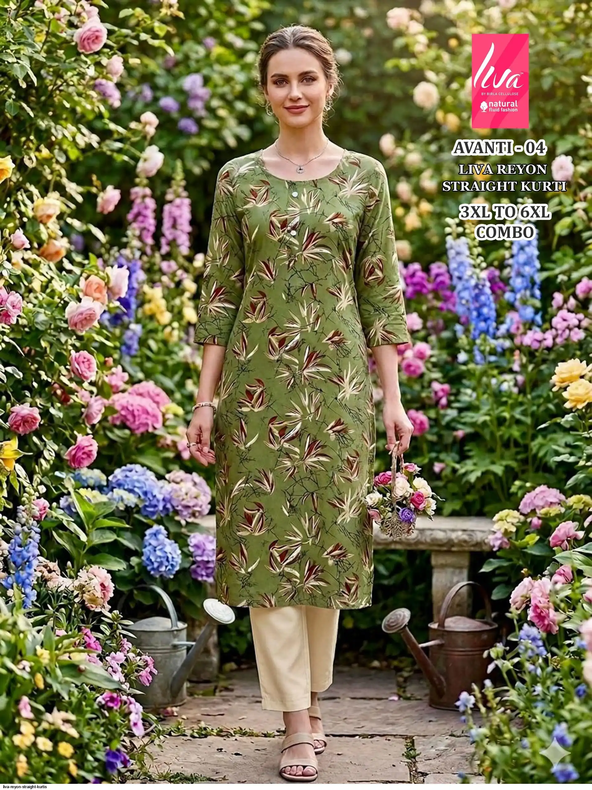 LIVA REYON STRAIGHT KURTIS AVANTI 04