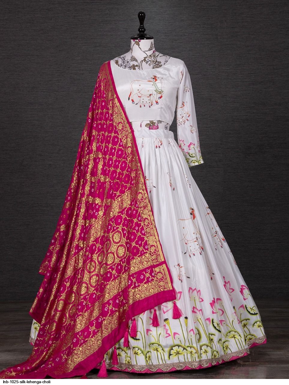 LNB 1025 SILK LEHENGA CHOLI