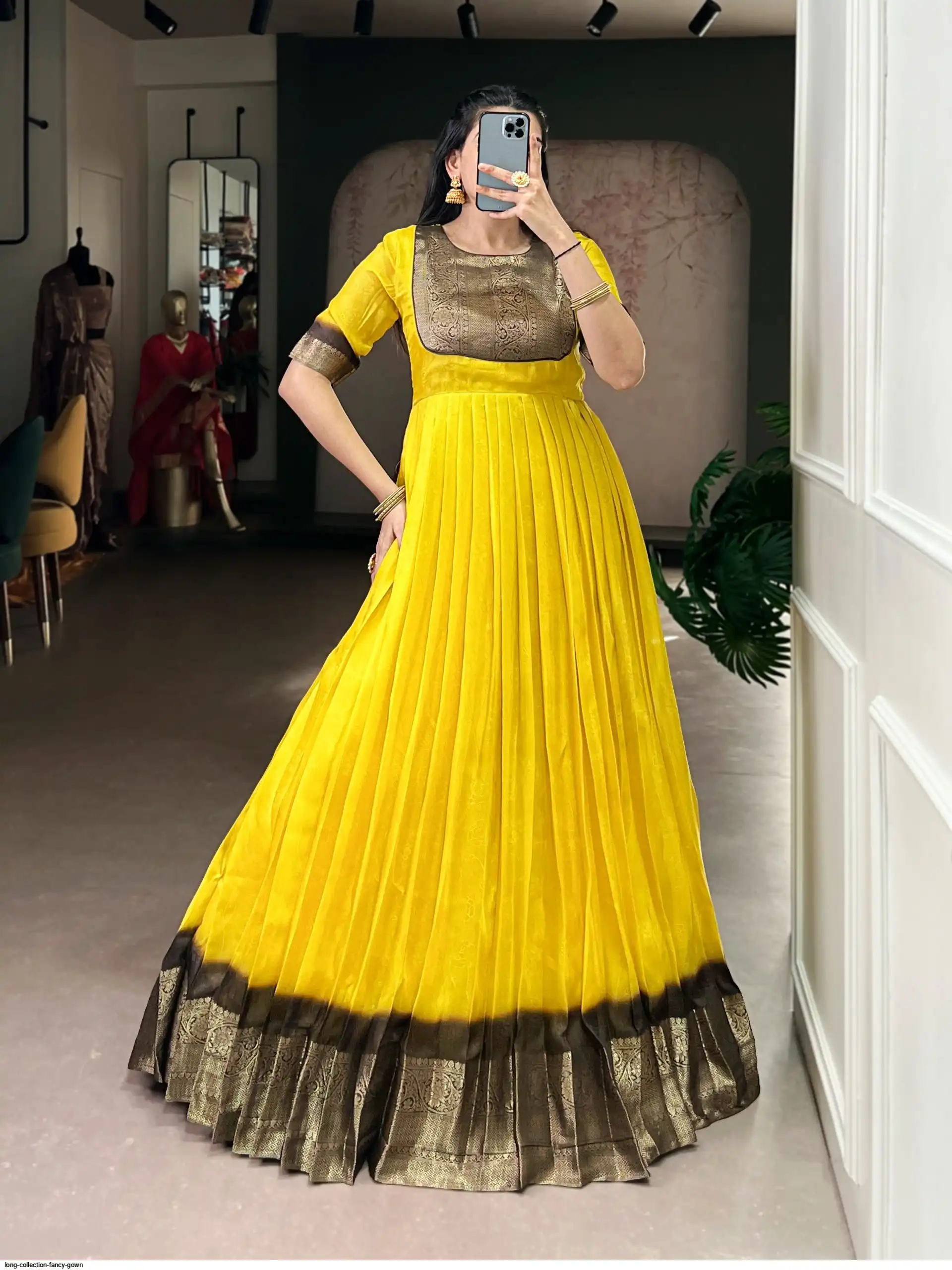 LONG COLLECTION FANCY GOWN B