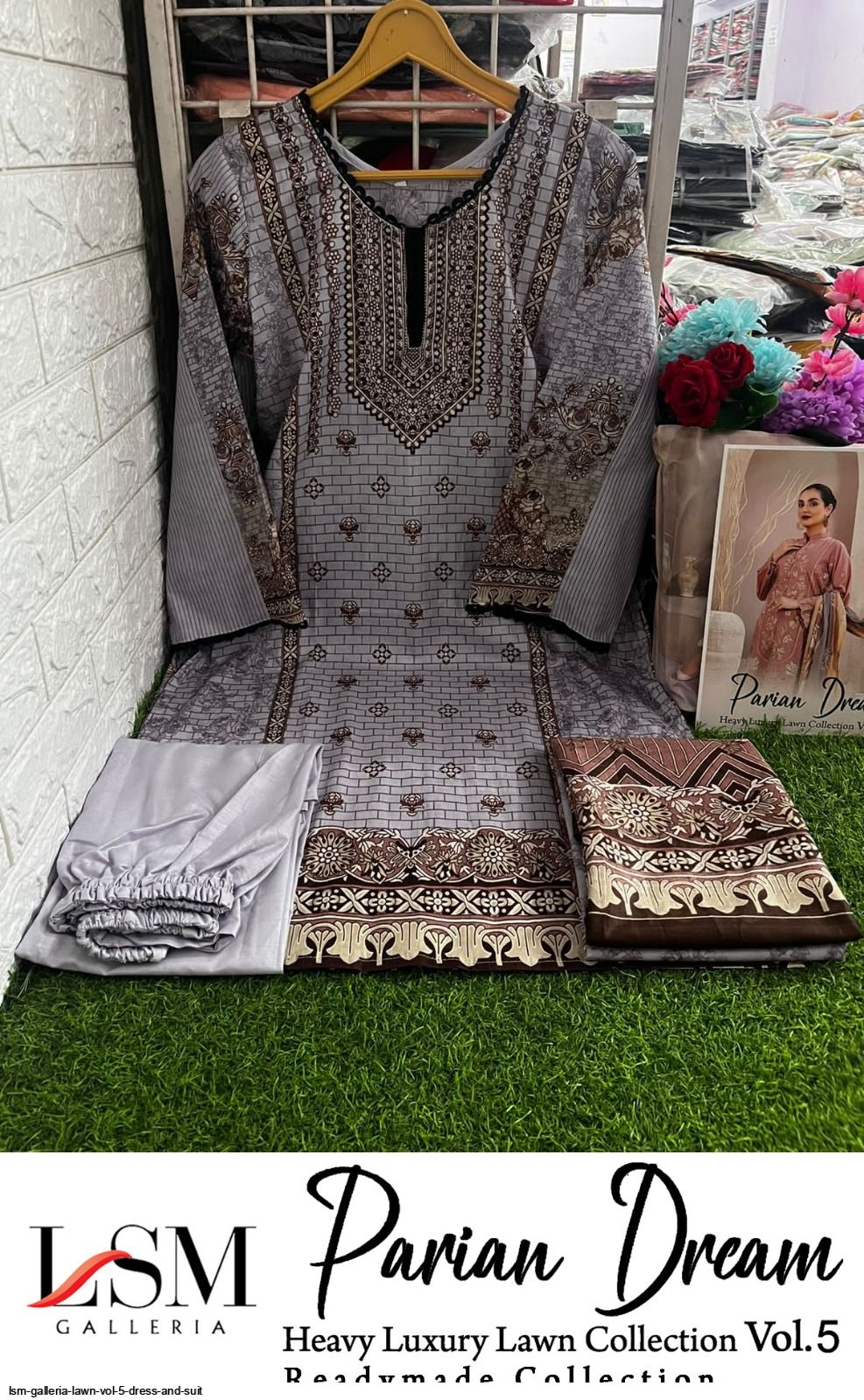 LSM GALLERIA LAWN VOL 5 DRESS AND SUIT