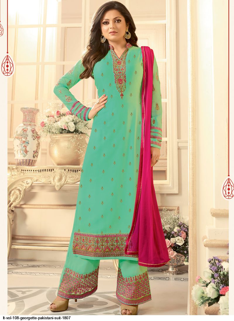 LT VOL 108 GEORGETTE PAKISTANI SUIT 1807
