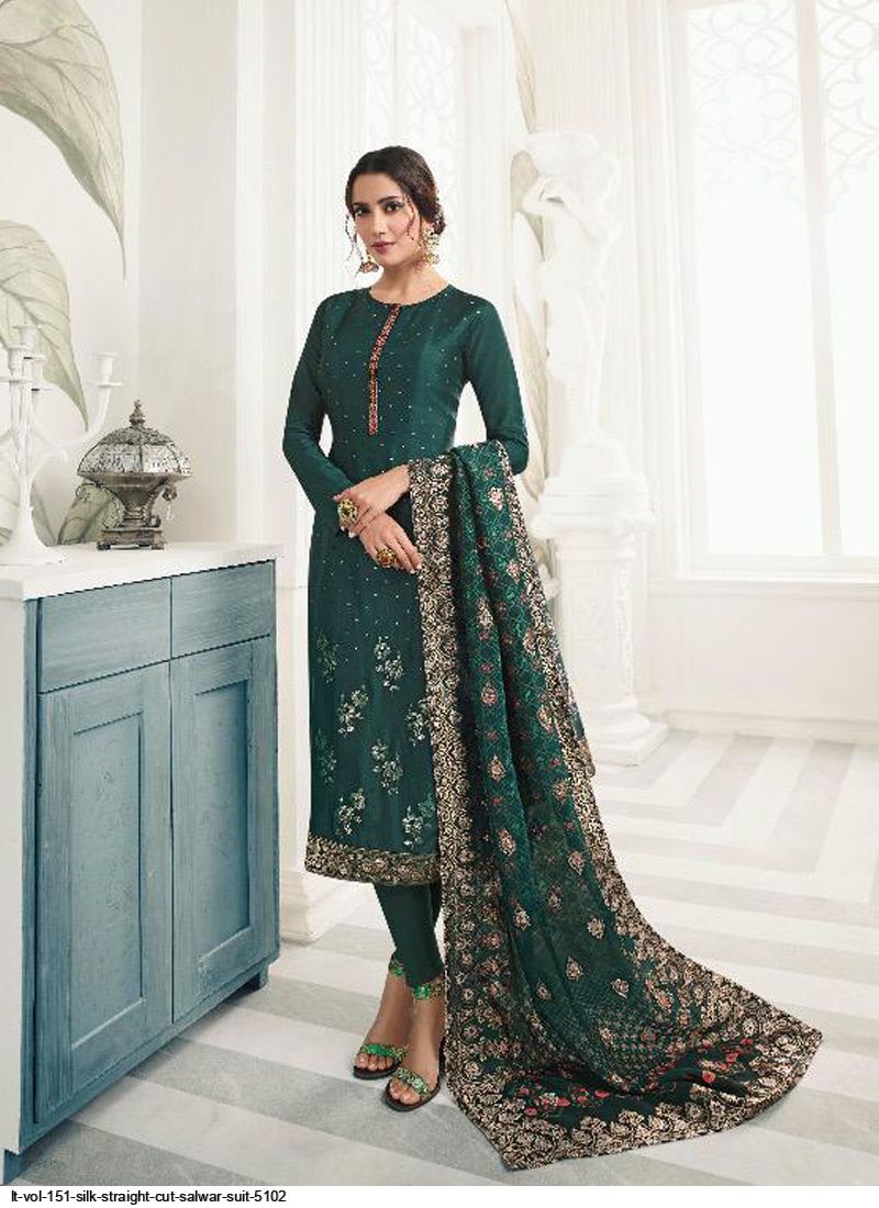 Straight cut salwar outlet suit