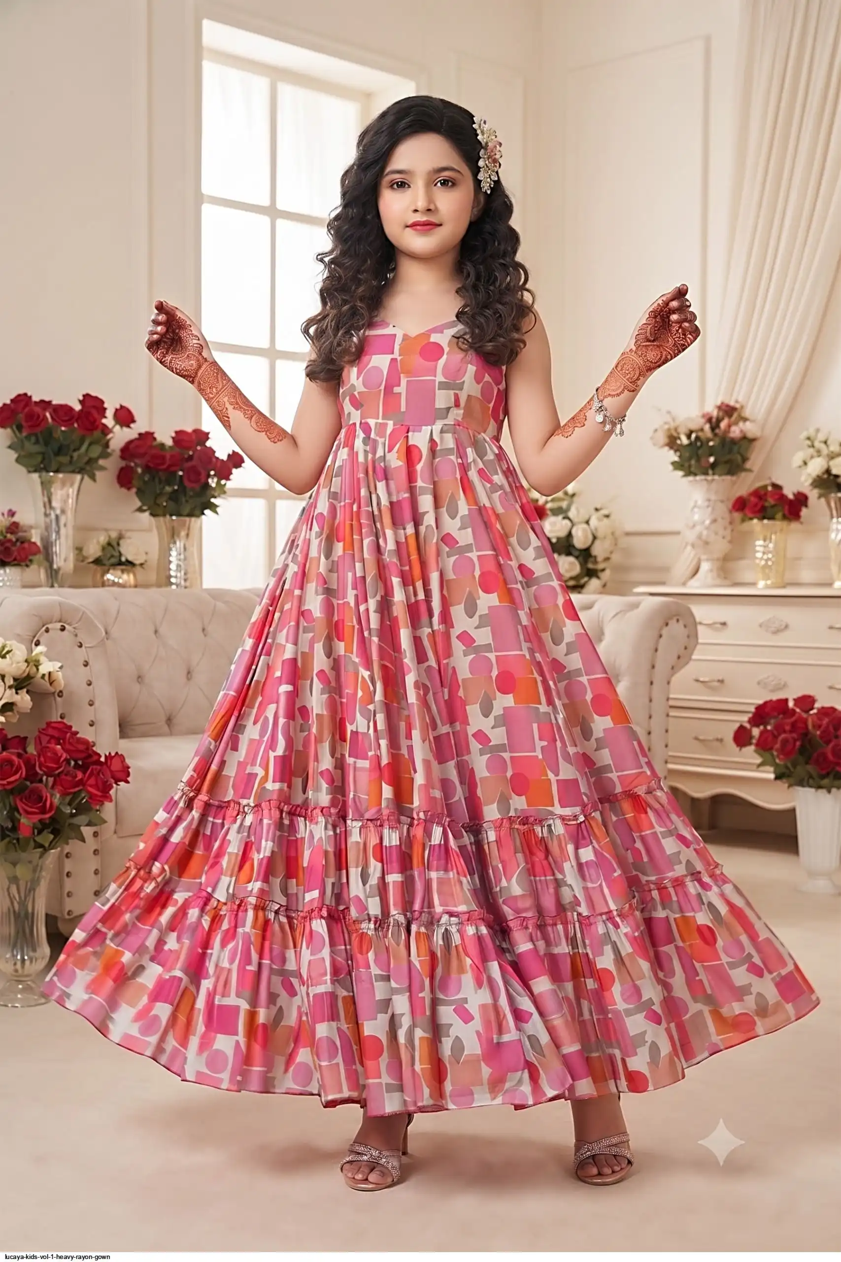 LUCAYA KIDS VOL 1 HEAVY RAYON GOWN E