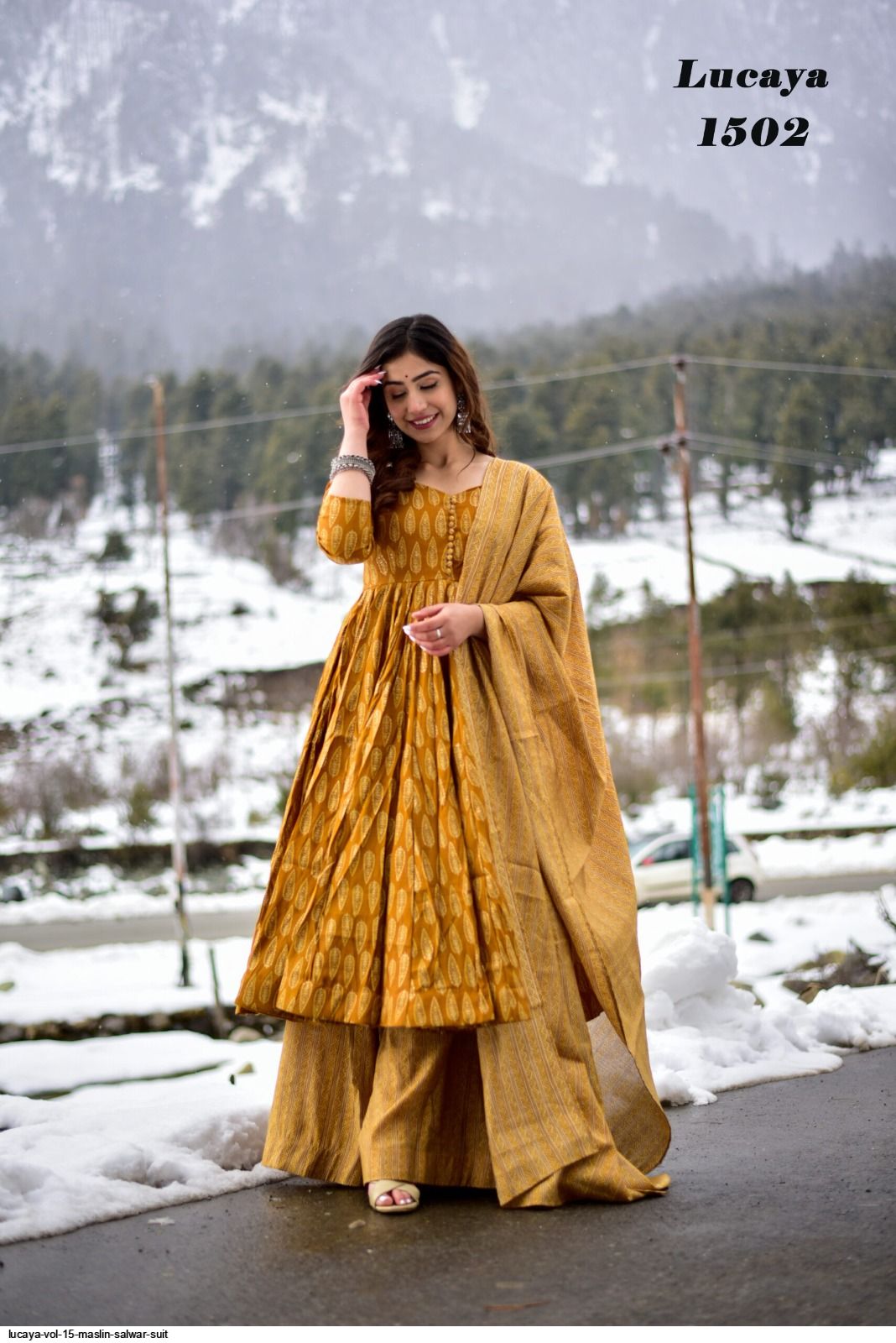 LUCAYA VOL 15 MASLIN SALWAR SUIT 1502