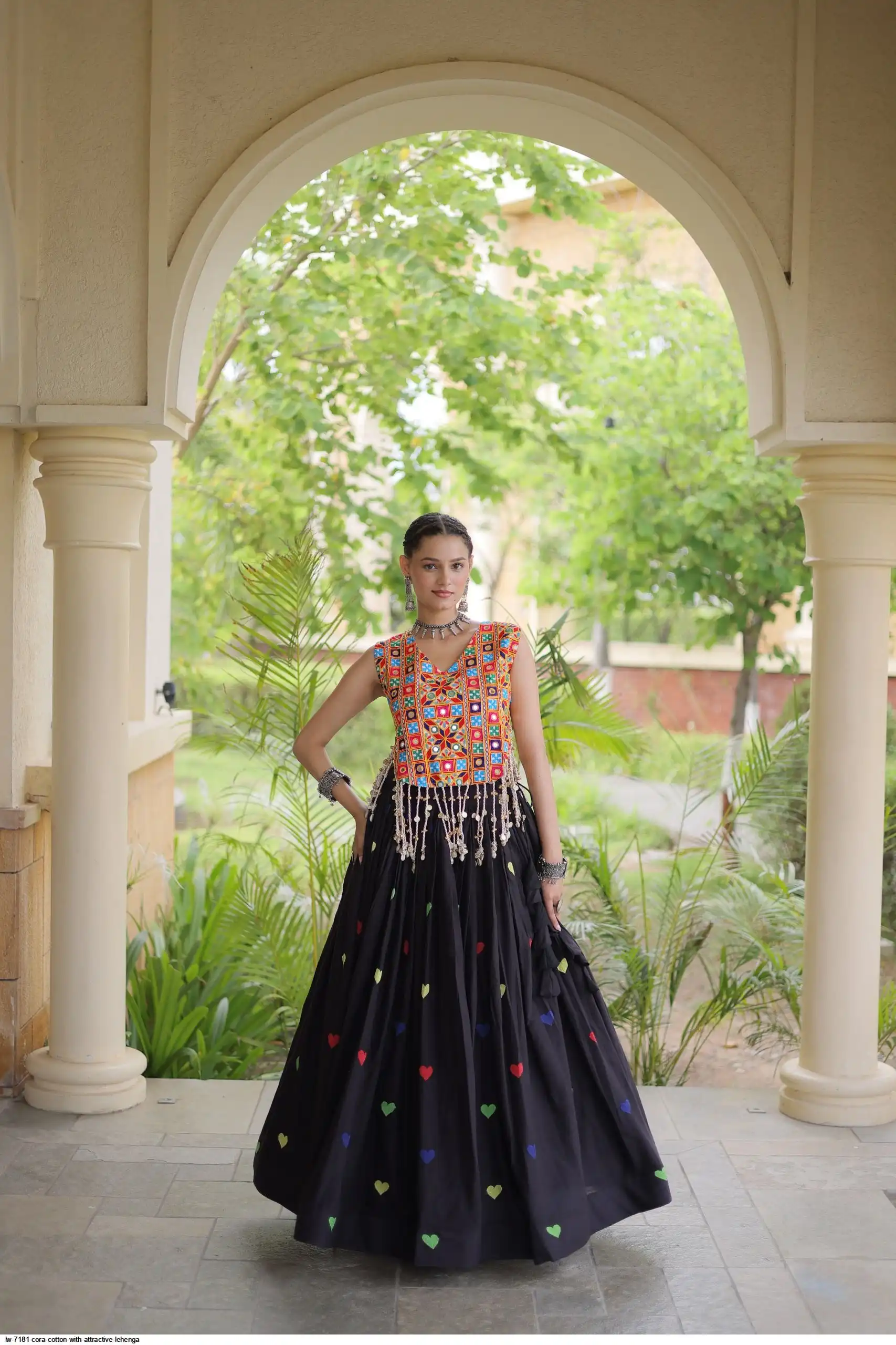 LW 7181 CORA COTTON WITH ATTRACTIVE LEHENGA 1