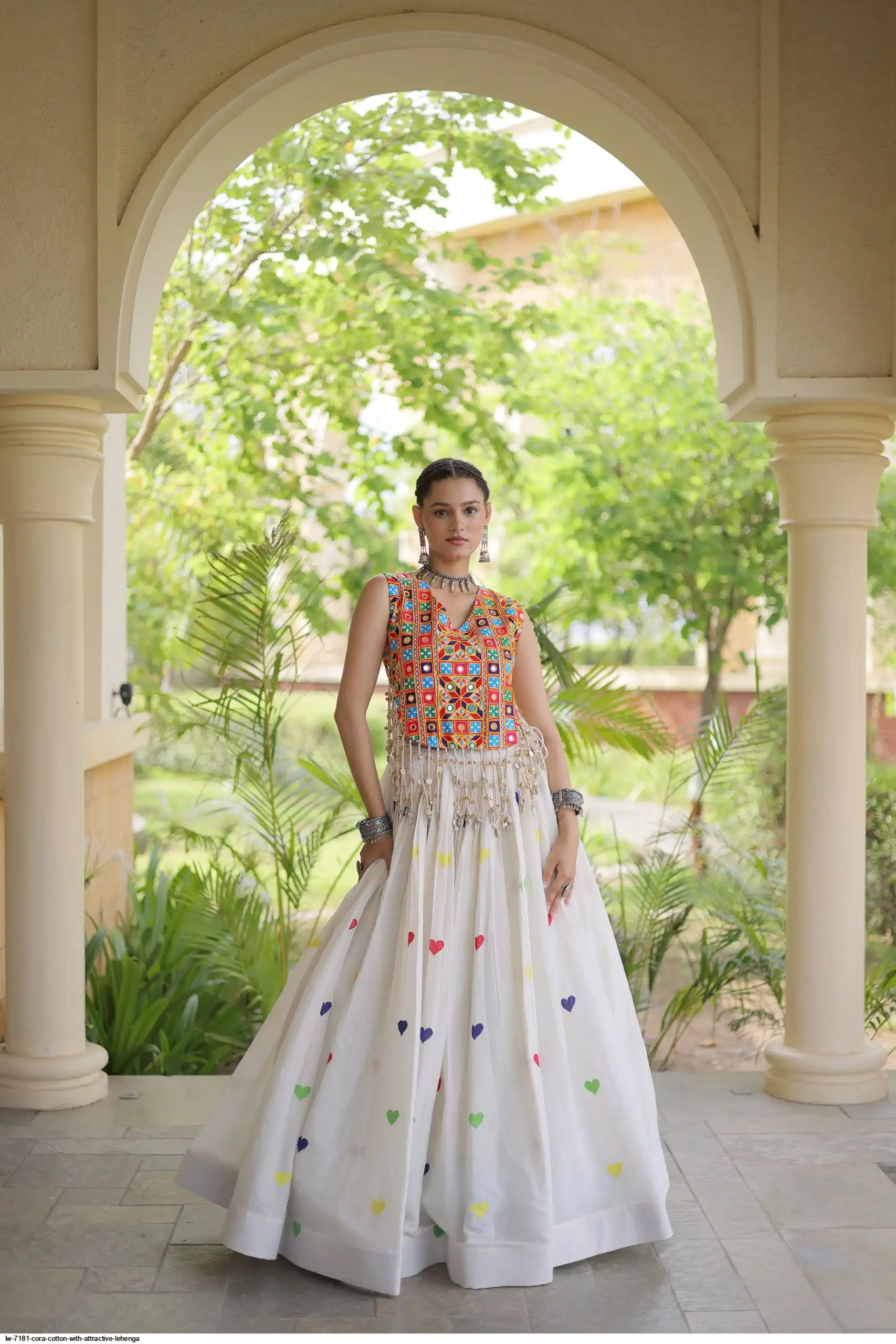 LW 7181 CORA COTTON WITH ATTRACTIVE LEHENGA 2
