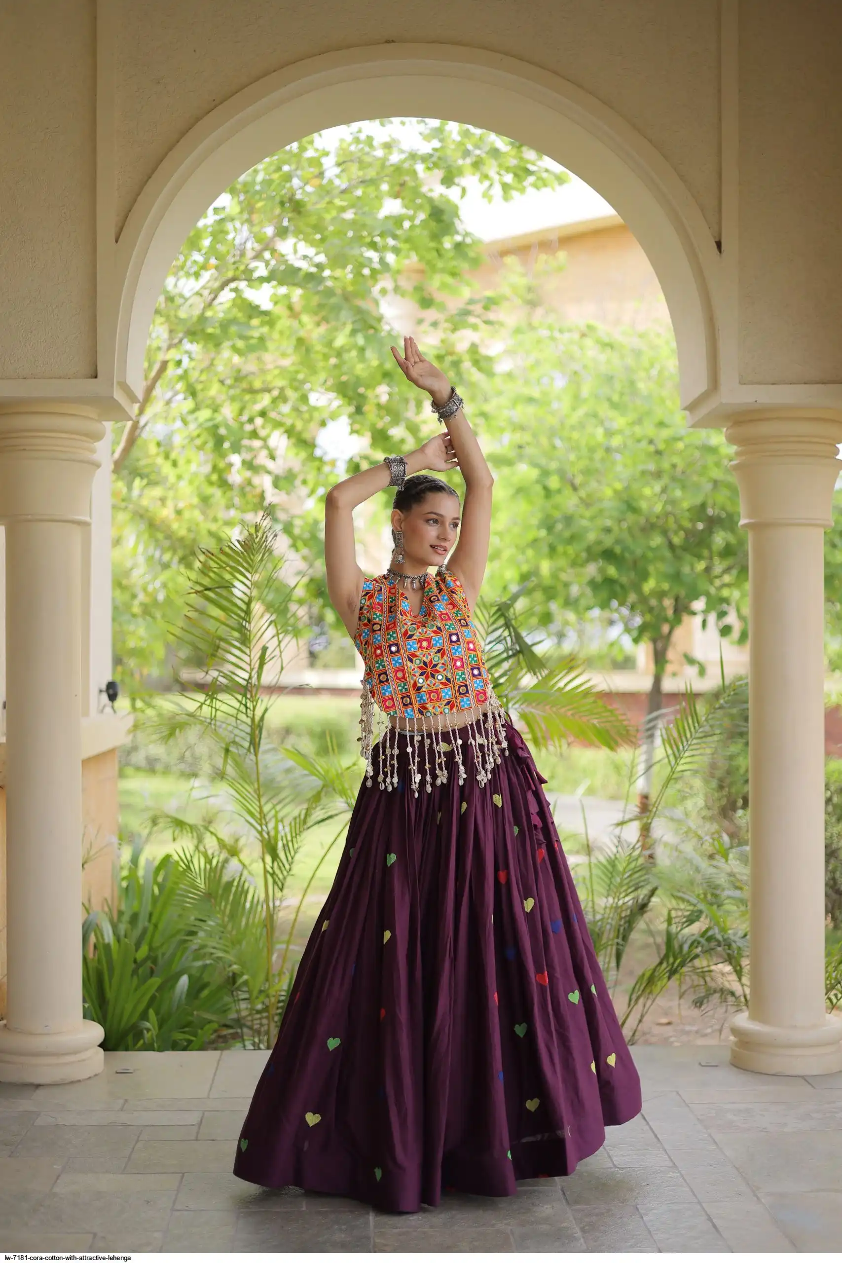 LW 7181 CORA COTTON WITH ATTRACTIVE LEHENGA 3