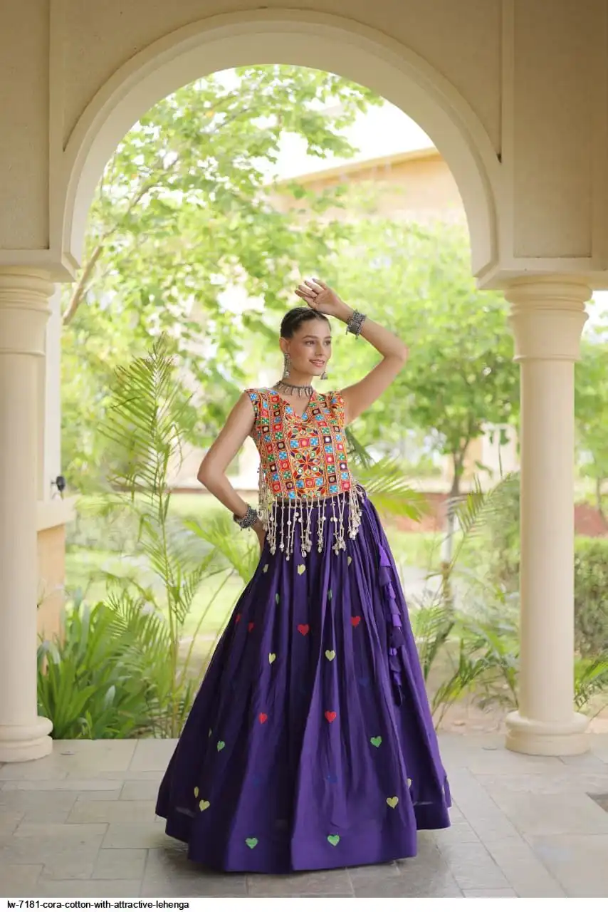 LW 7181 CORA COTTON WITH ATTRACTIVE LEHENGA 8