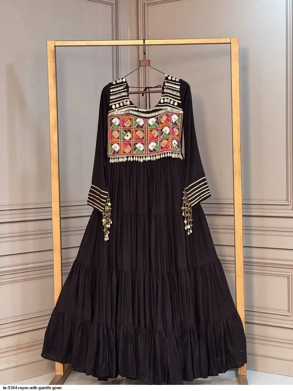 LW 9344 REYON WITH GAMTHI GOWN 3
