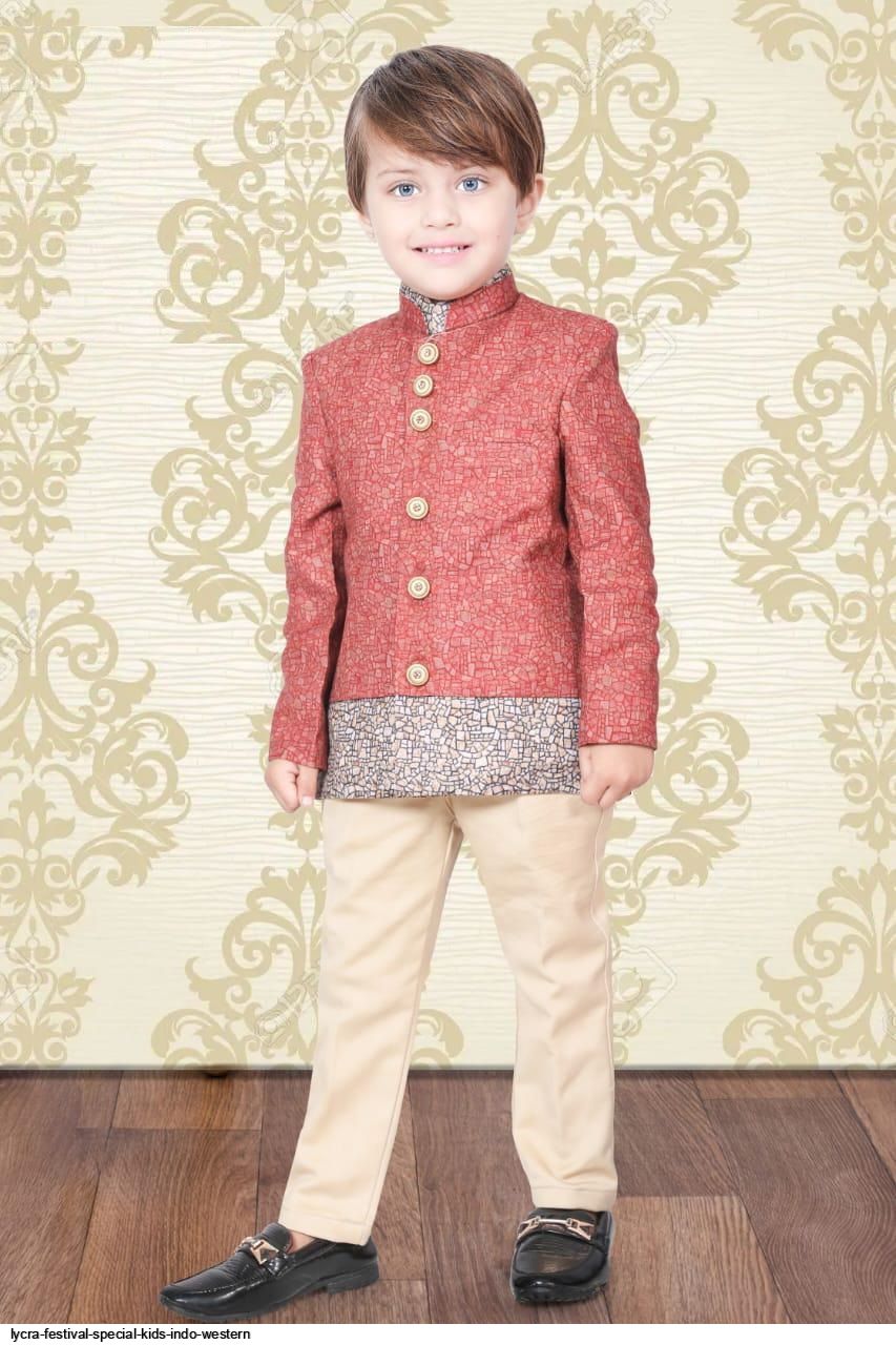 Indo Western Shrug For Kids Stunning Beautiful Digital Printed