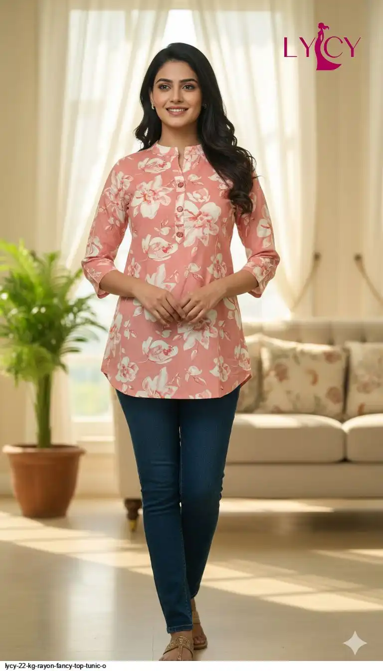 LYCY 22 KG RAYON FANCY TOP TUNIC O