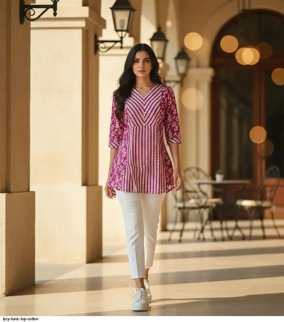 LYCY TUNIC TOP COTTON 30