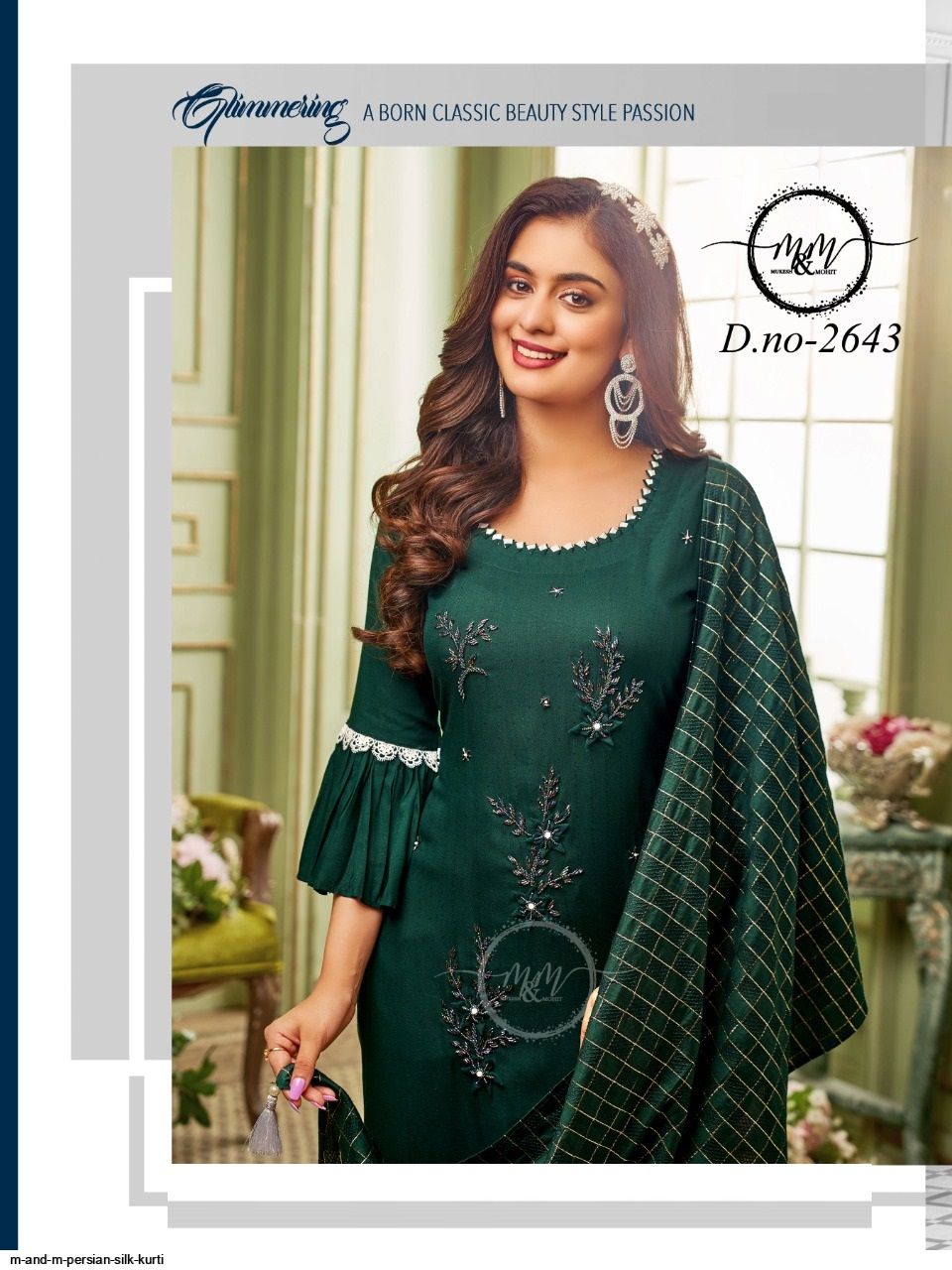 M AND M PERSIAN SILK KURTI
