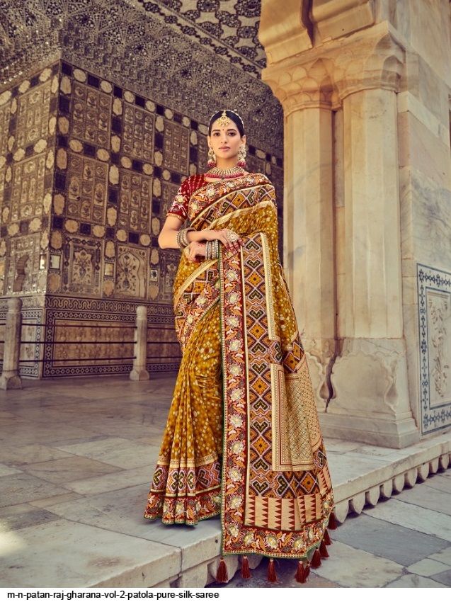 Patan Patola | Buy original patan patola double ikat sarees online at best  prices | Kankatala